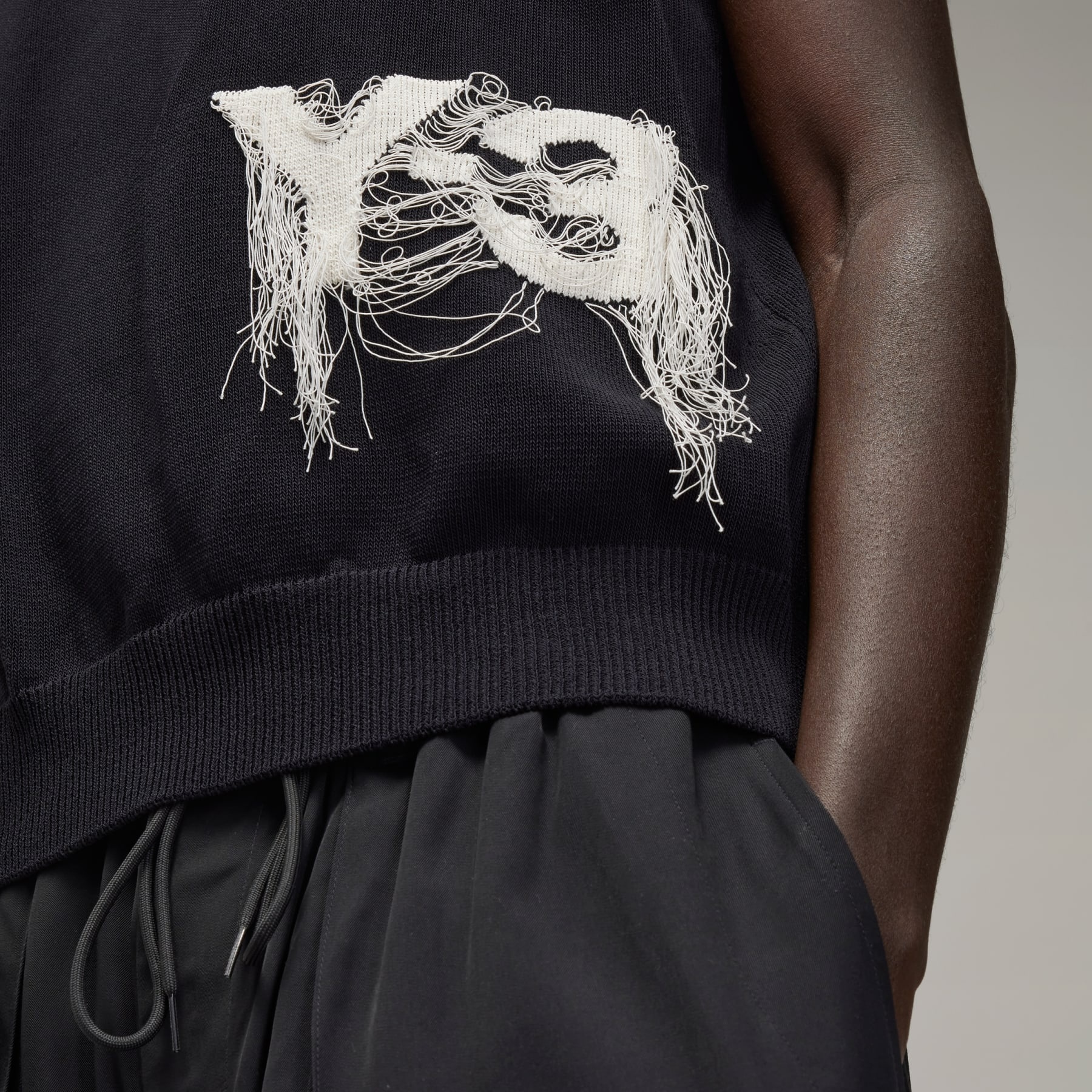 Y-3 Logo Knit Vest - 8