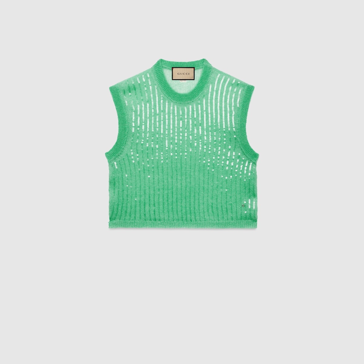 Mohair silk sleeveless top - 1