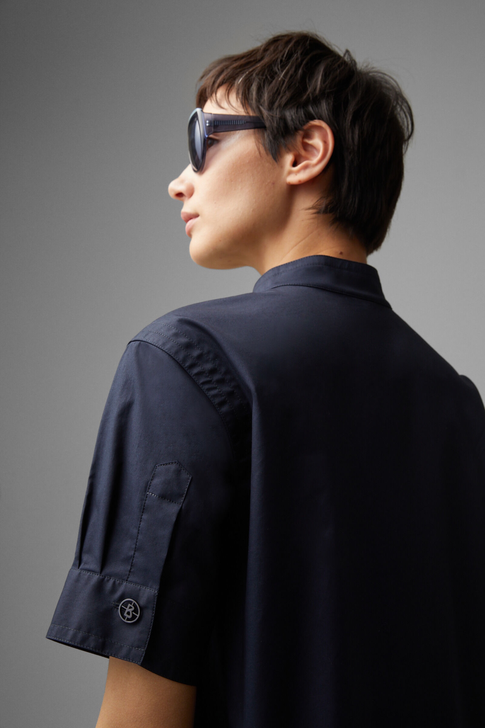 Alex Blouse in Navy blue - 5