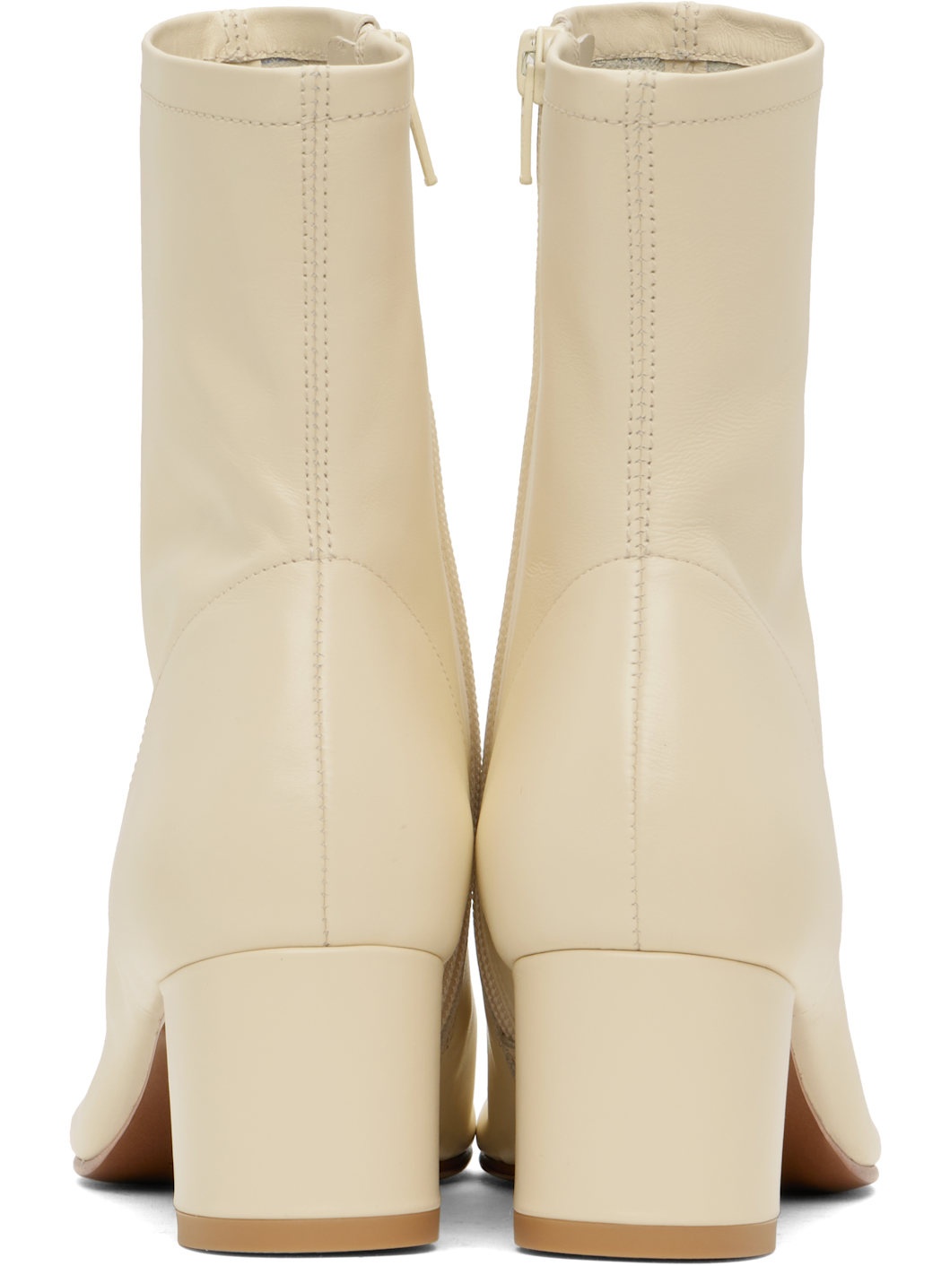 White Sofia Boots - 2