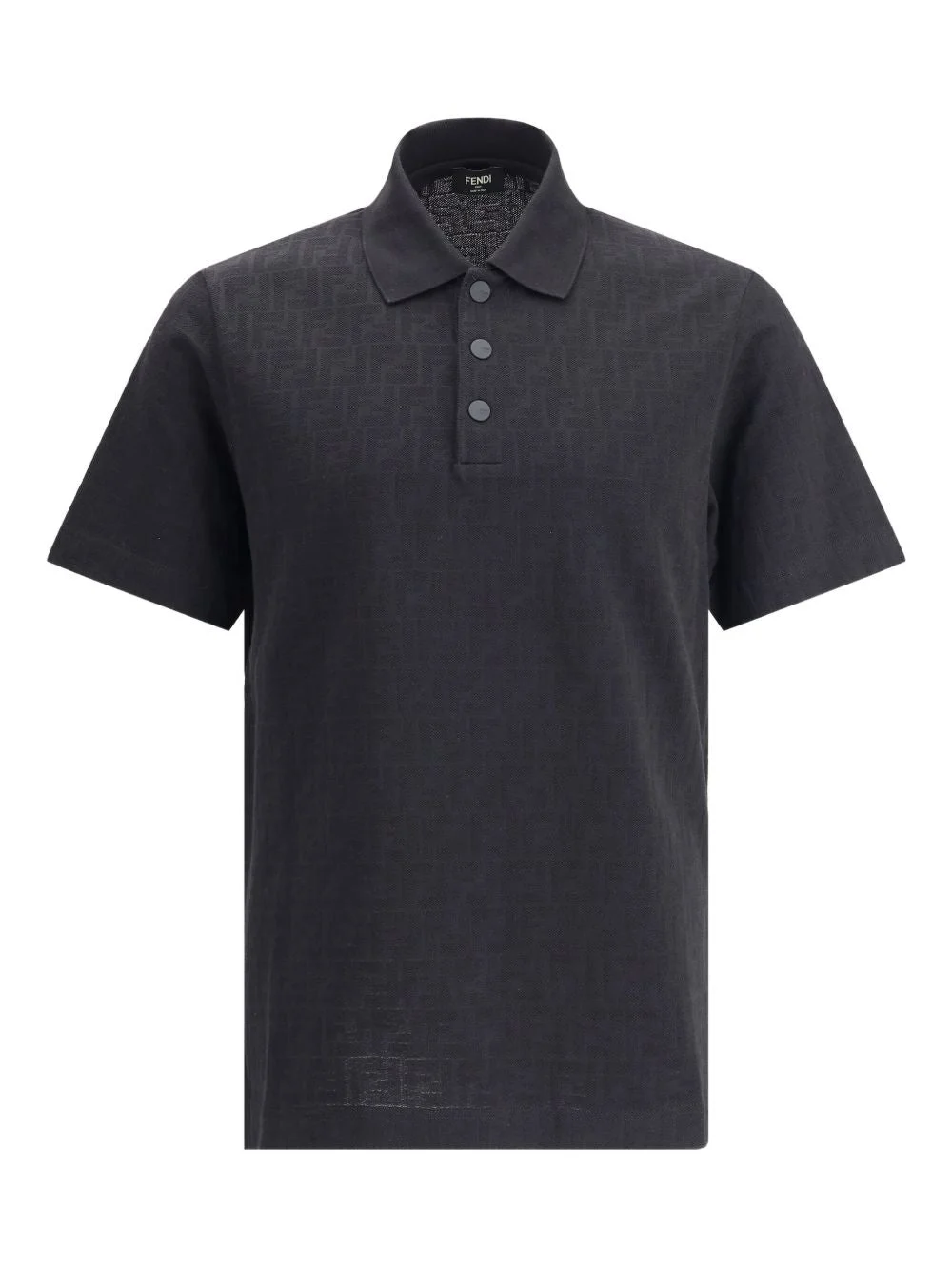 Fendi Men Polo Shirt With Ff Motif - 1