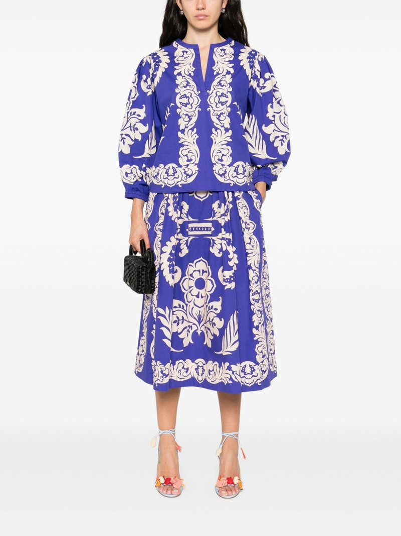 Etro printed midi skirt outlook