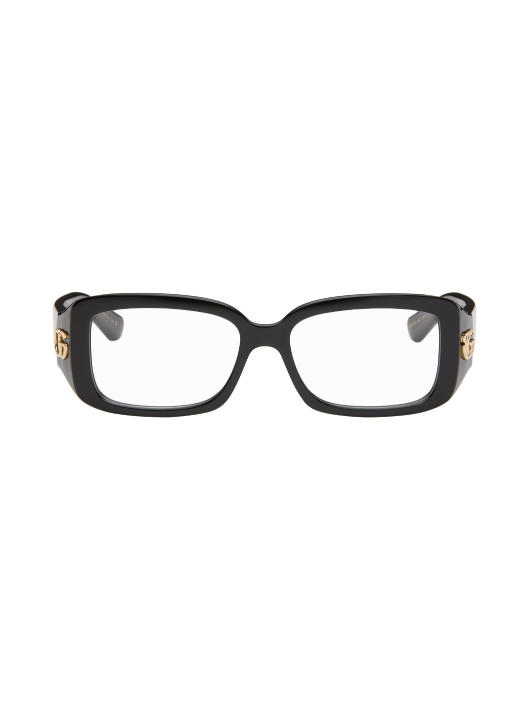 Black Square Glasses - 1