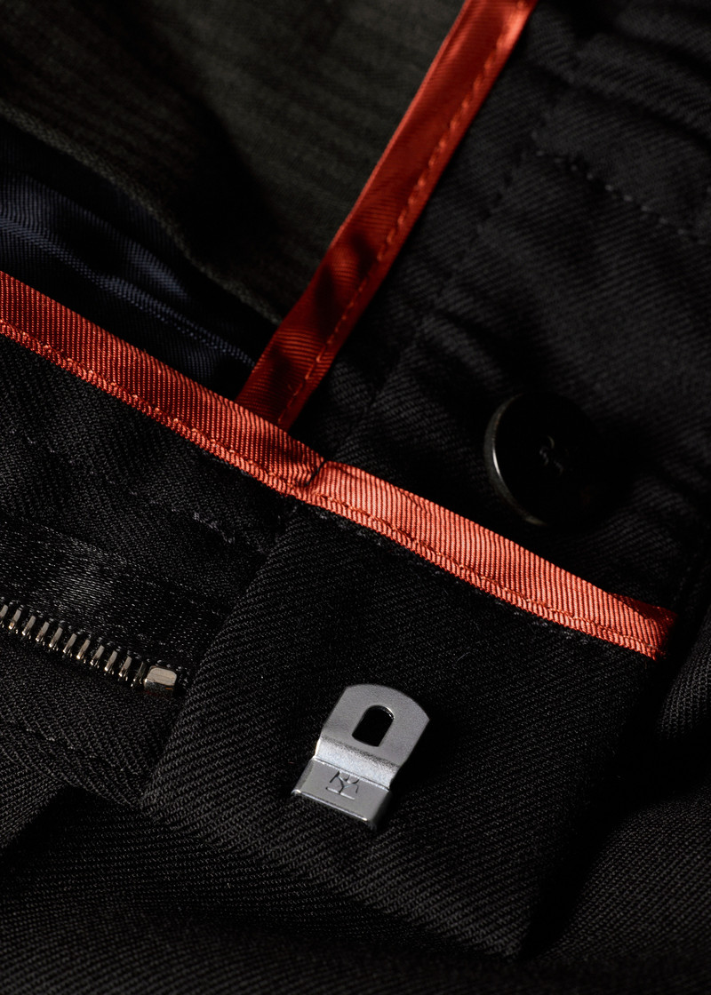 The Soho - Tailored-Fit Black Wool 'A Suit To Travel In' Suit 8