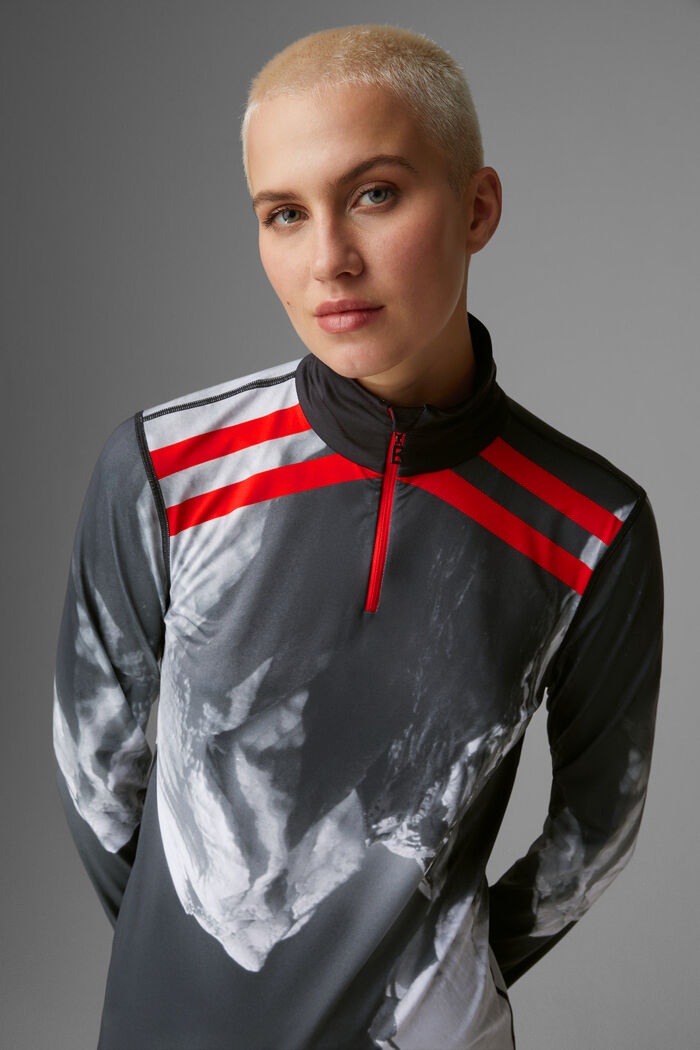 Ilvy First layer in Anthracite/Red - 4