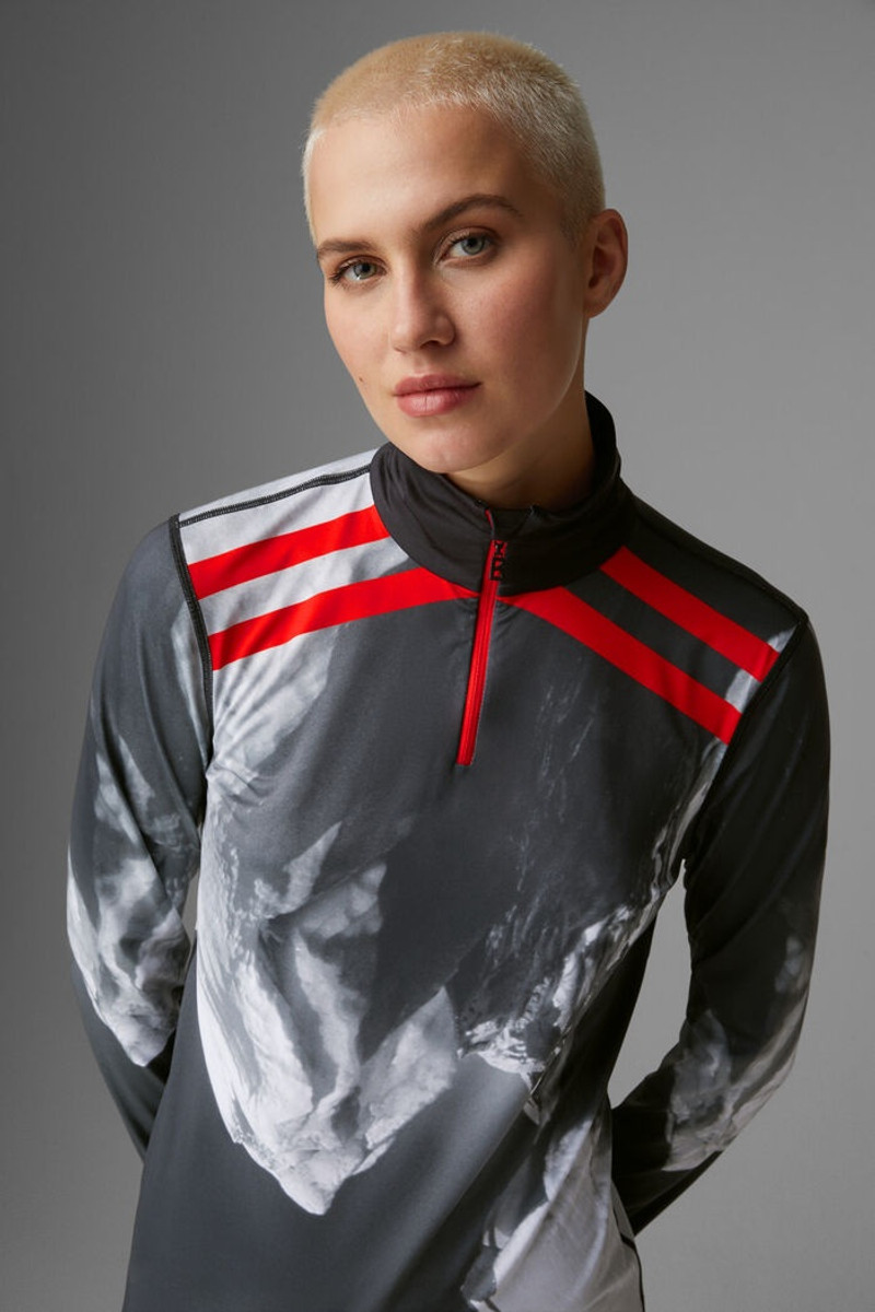 Ilvy First layer in Anthracite/Red 4