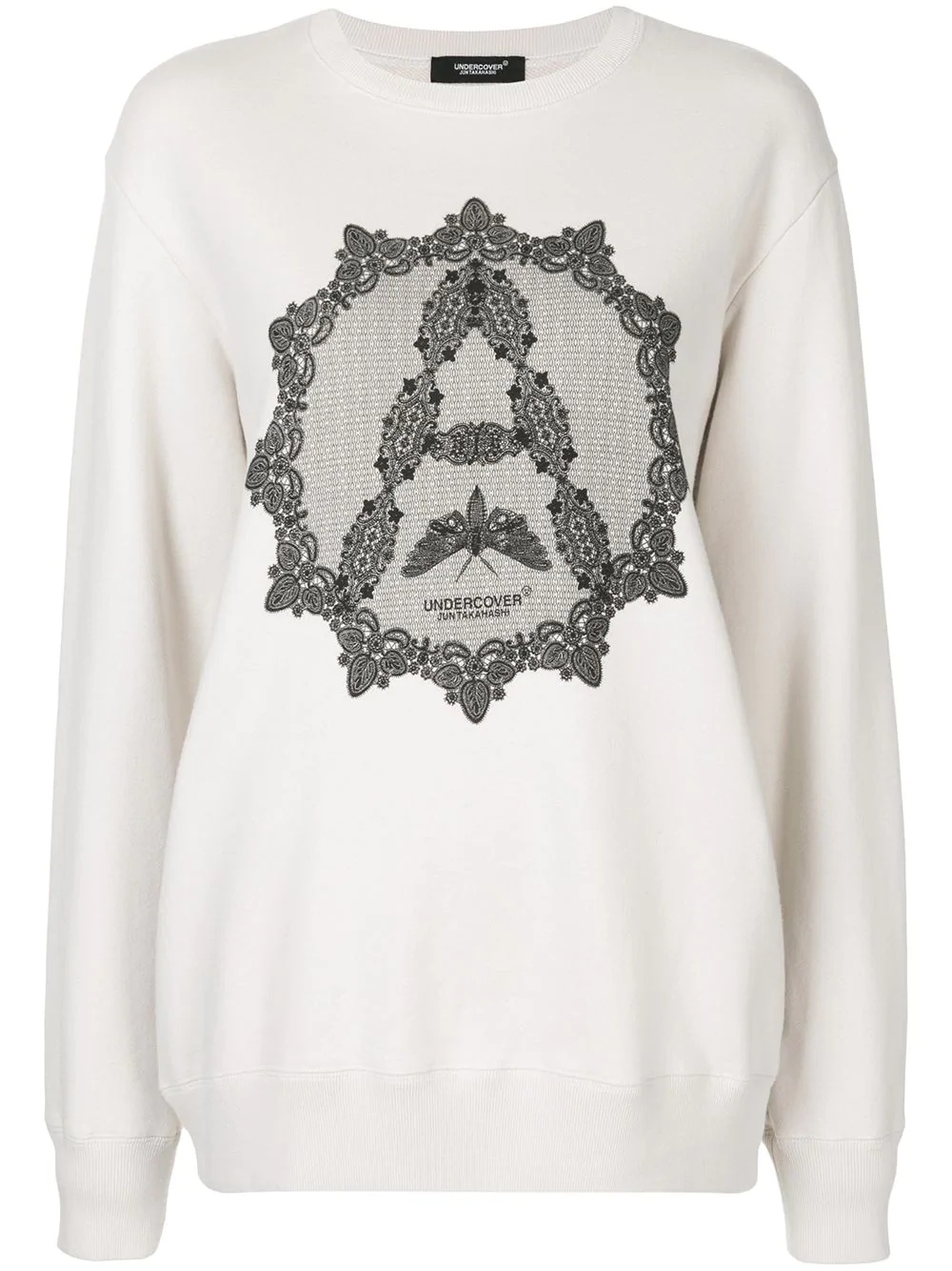 lace print jumper - 1