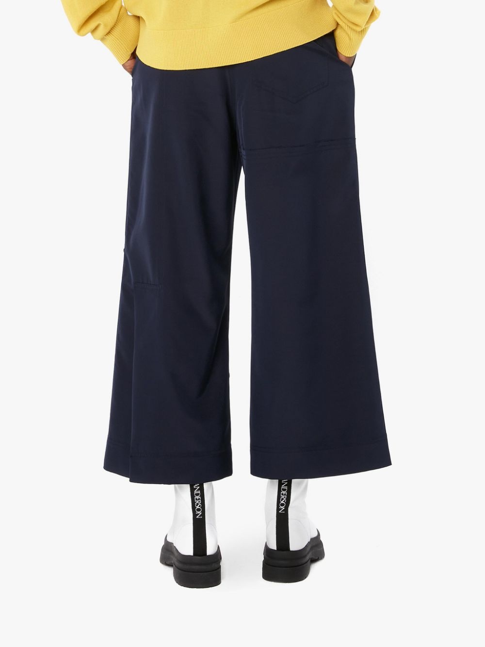 CROPPED WIDE LEG TROUSERS - 3