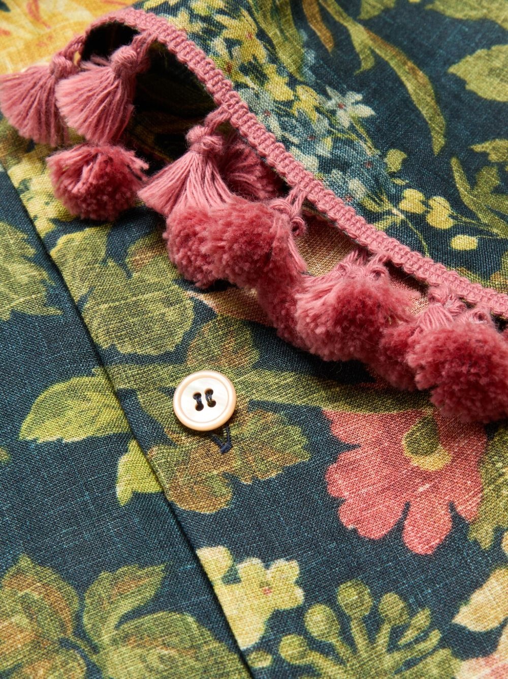 Apres L'Hiver linen bowling shirt - 7