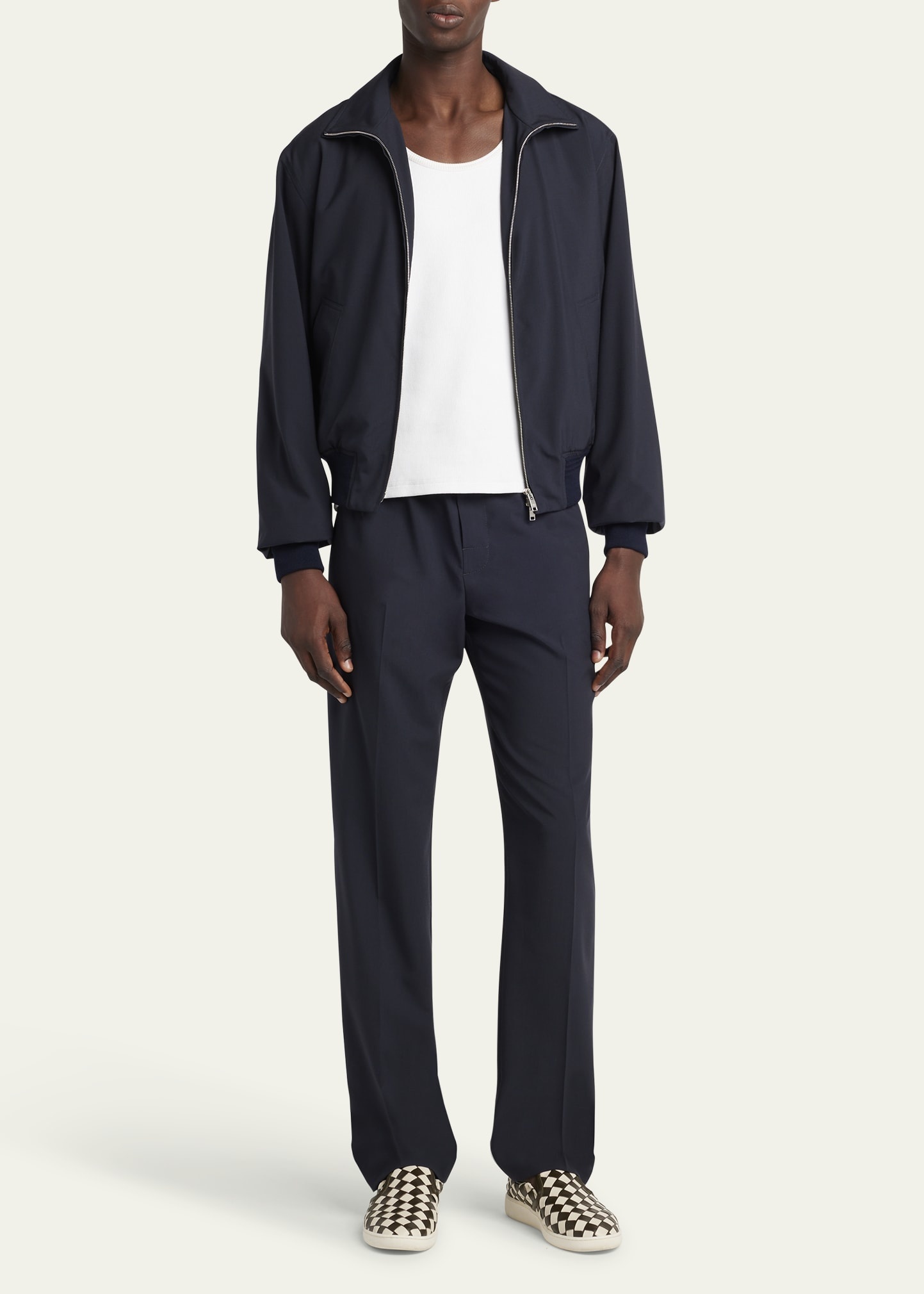 Men's Fine Wool Trousers - 2