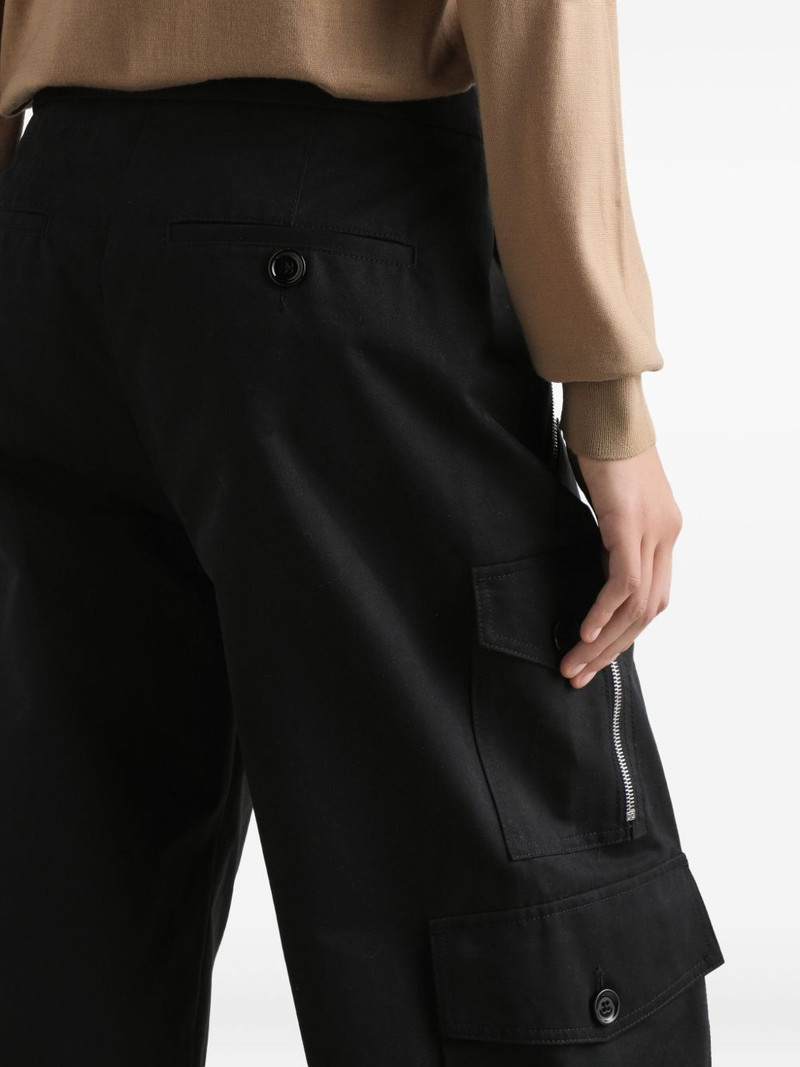 zip-pocket cargo trousers 4