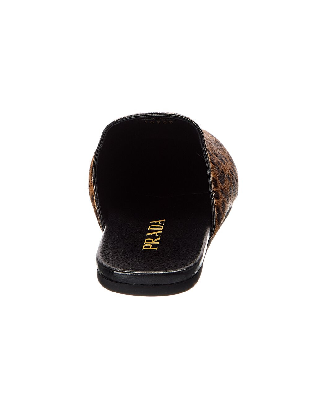 Prada Logo Haircalf Mule - 3