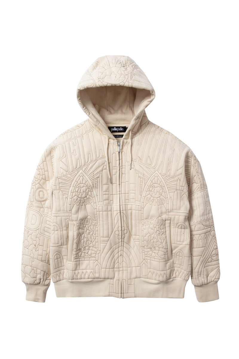 WDW X PP CATHEDRAL ZIP UP HOODIE 1