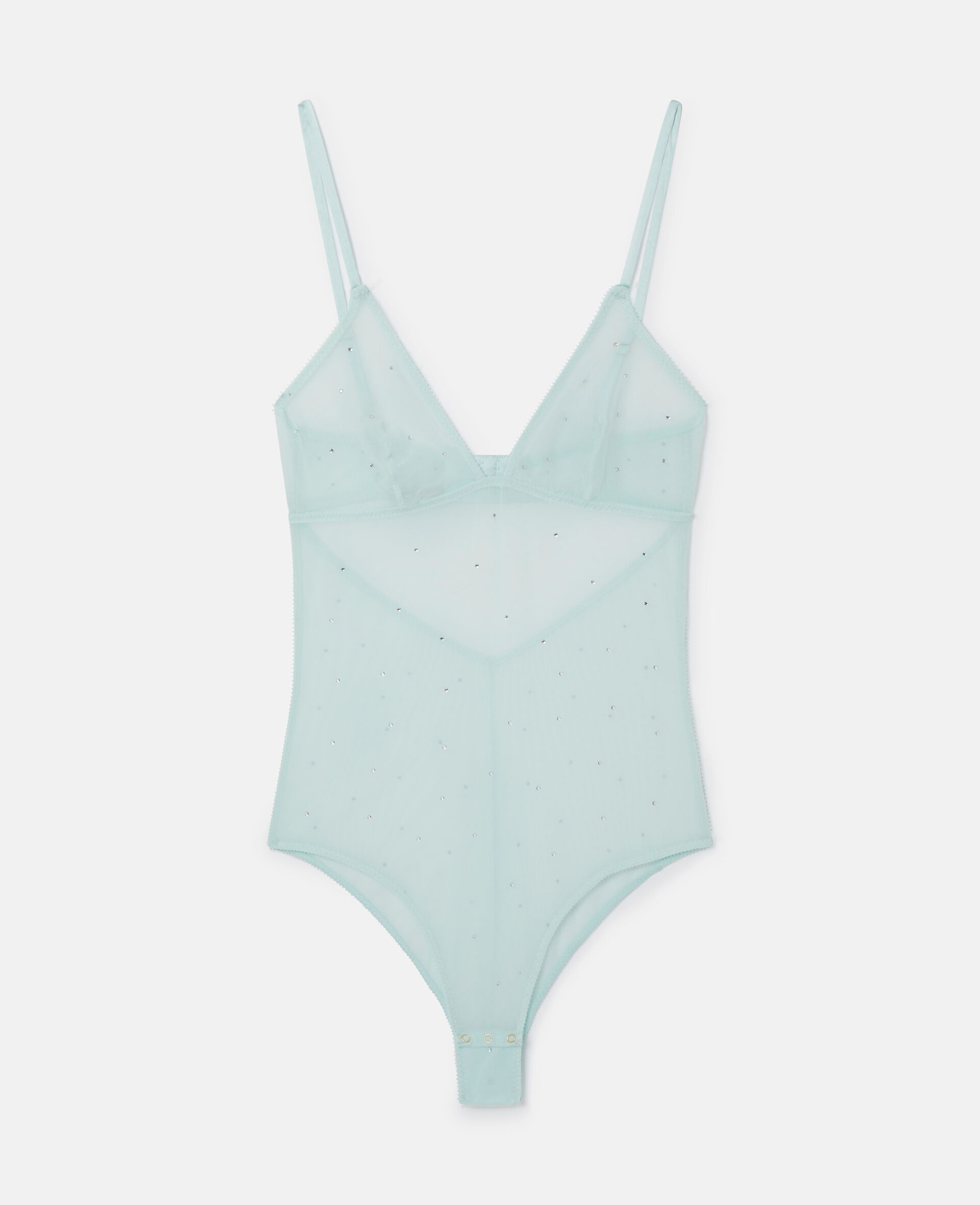 Crystal Dot Mesh Bodysuit - 1