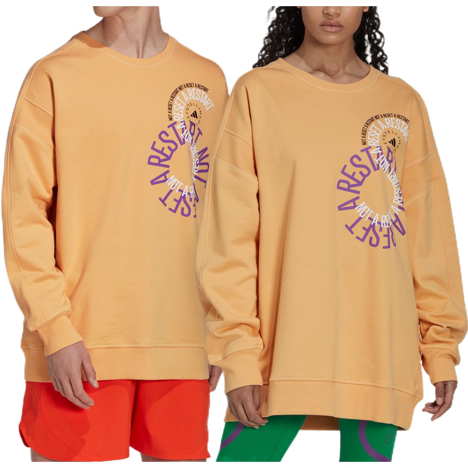 adidas by Stella McCartney Sportswear Sweatshirt 'Faded Pulse Amber' IB5886 - 2