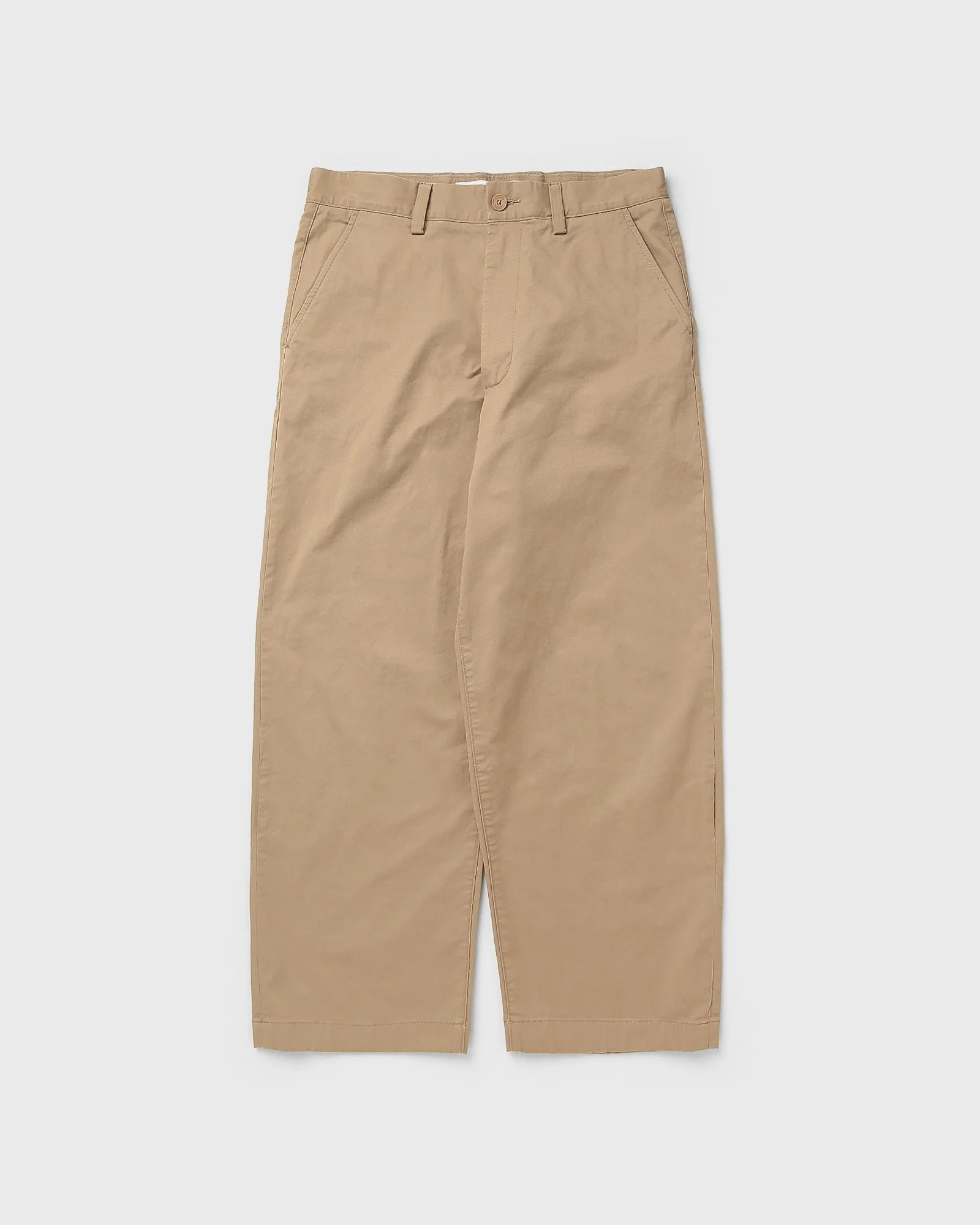 Loose Fit Stretch Cotton Chino Pants - 1