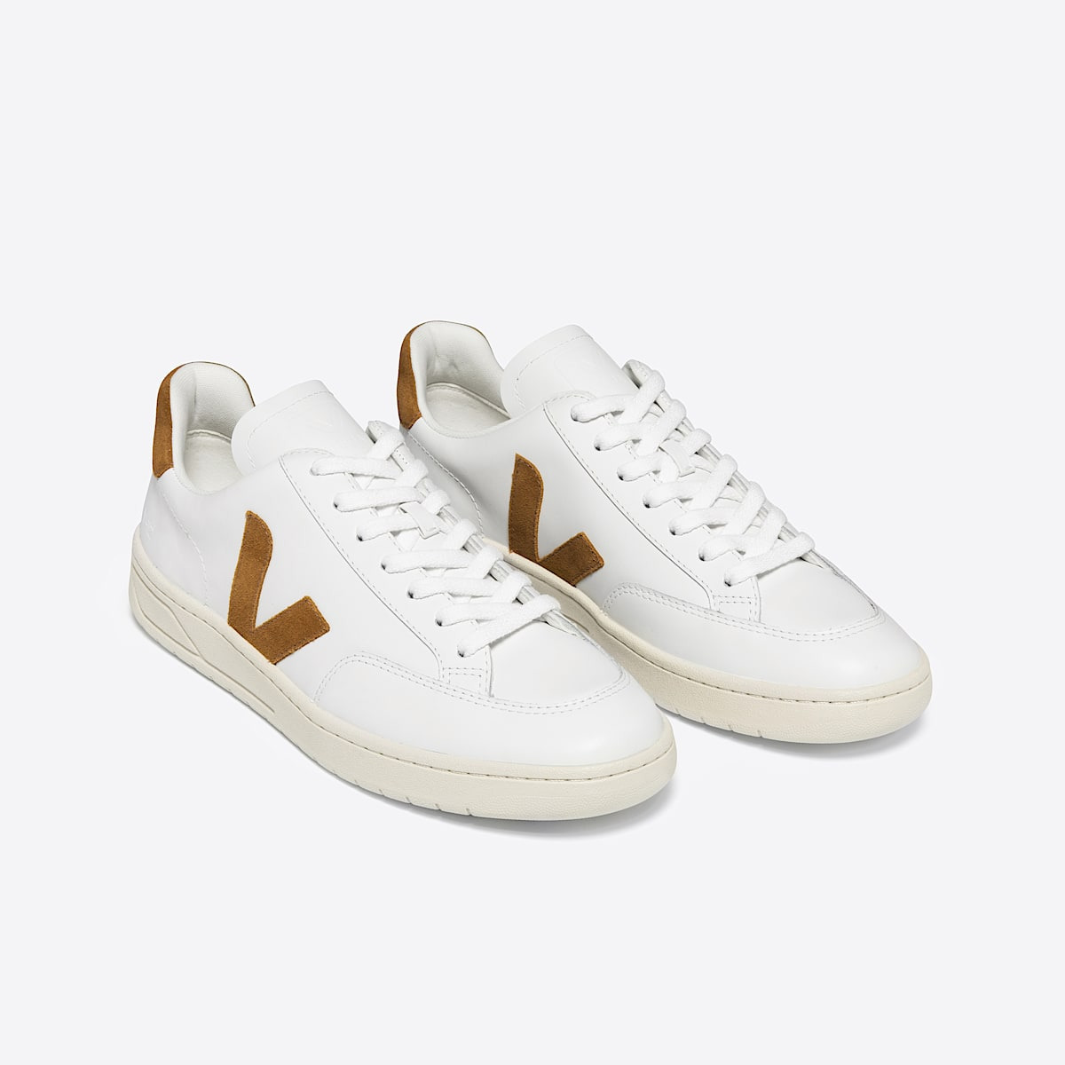 V-12 LEATHER WHITE CAMEL - 2