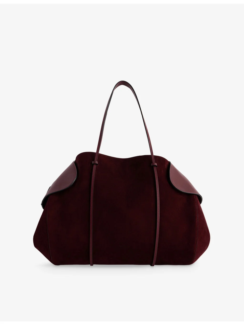 Berenices suede and leather shoulder bag - 1