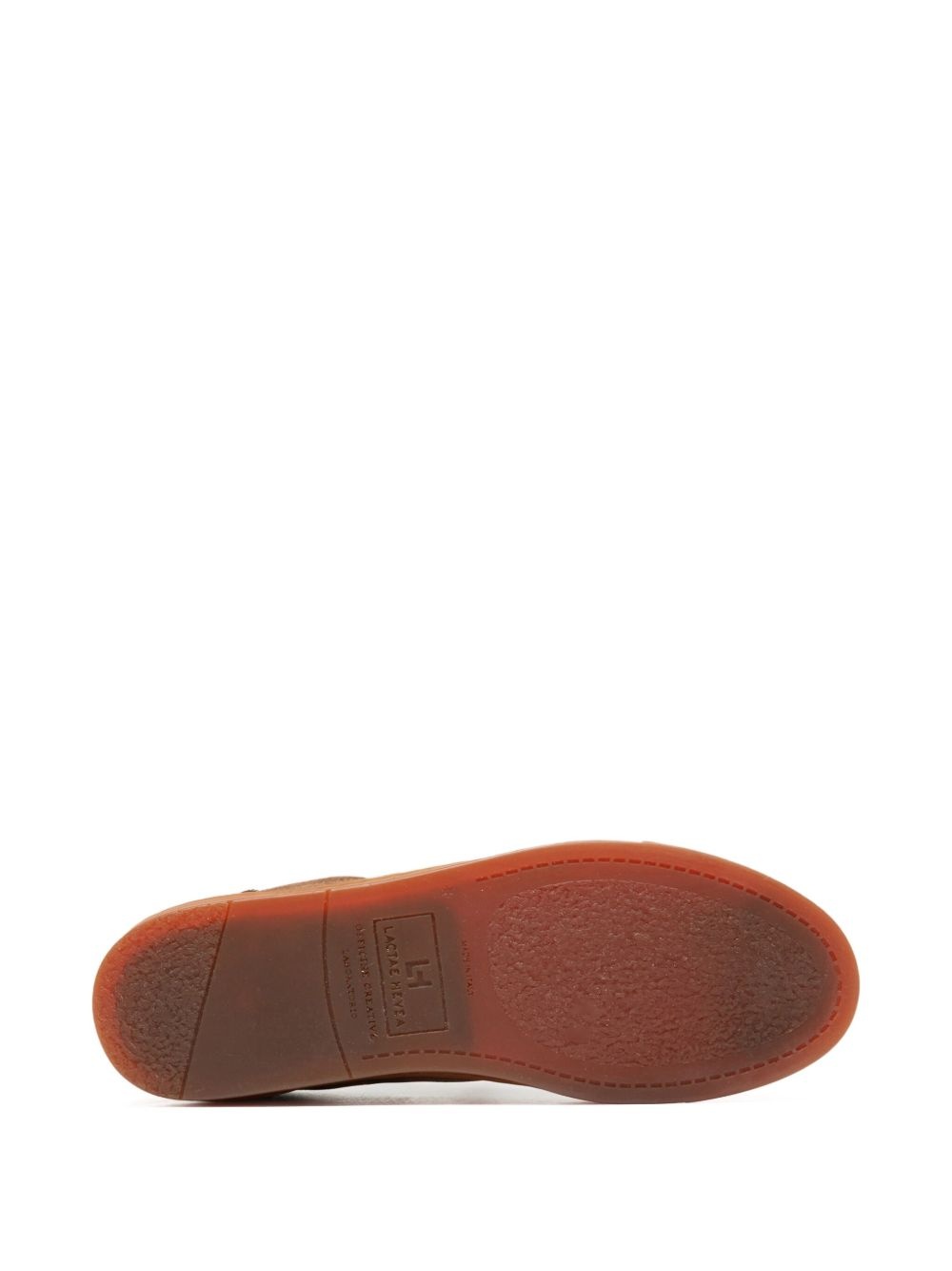 lace-up suede trainers - 4