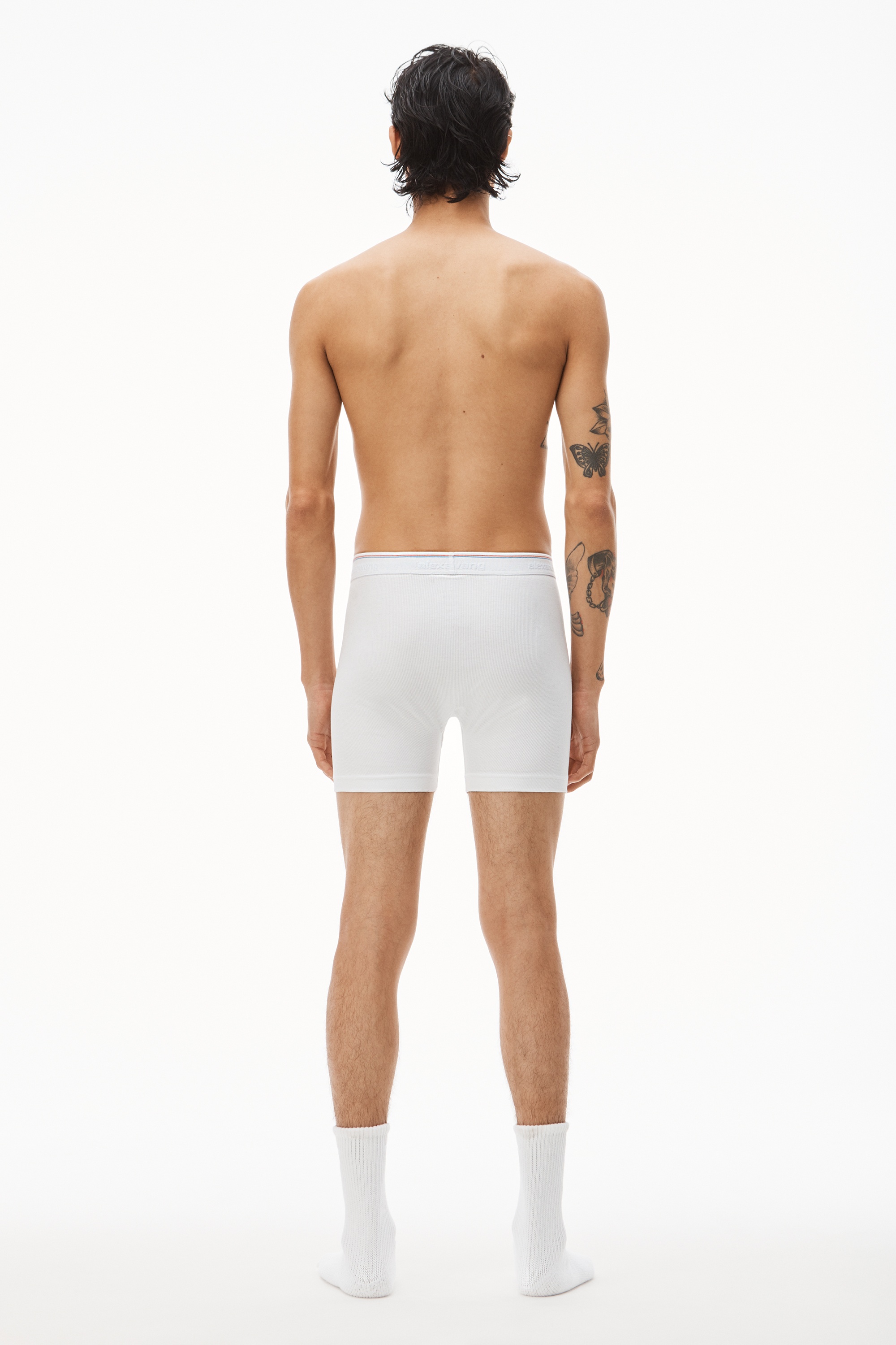 BOXER BRIEF IN RIBBED JERSEY - 4