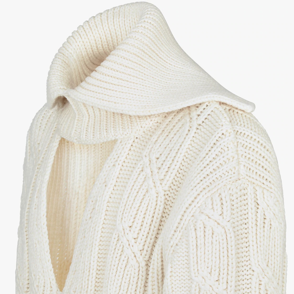 White wool pullover - 3