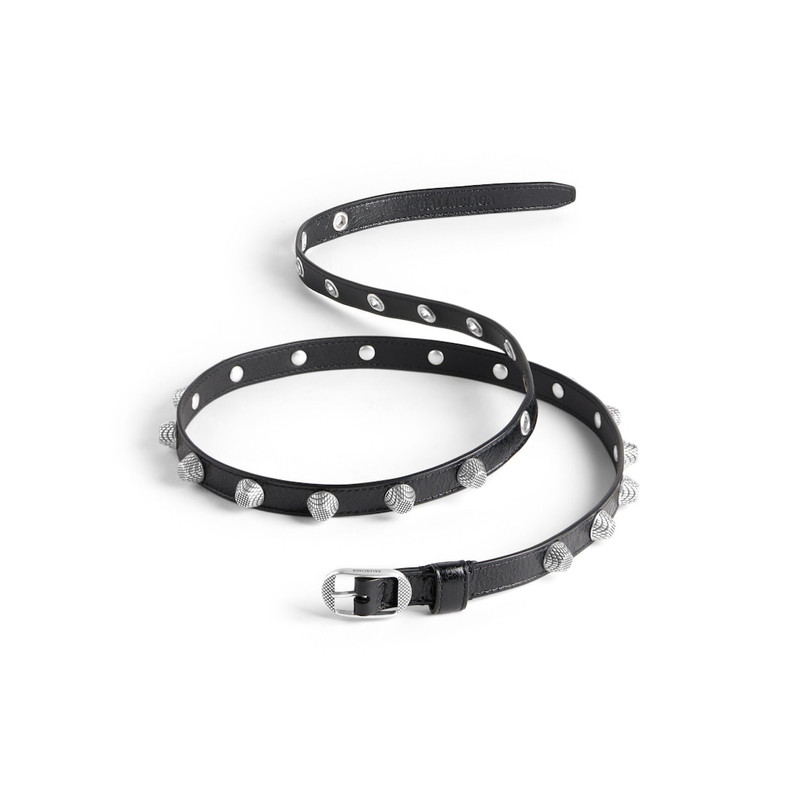 BALENCIAGA le cagole stud belt outlook