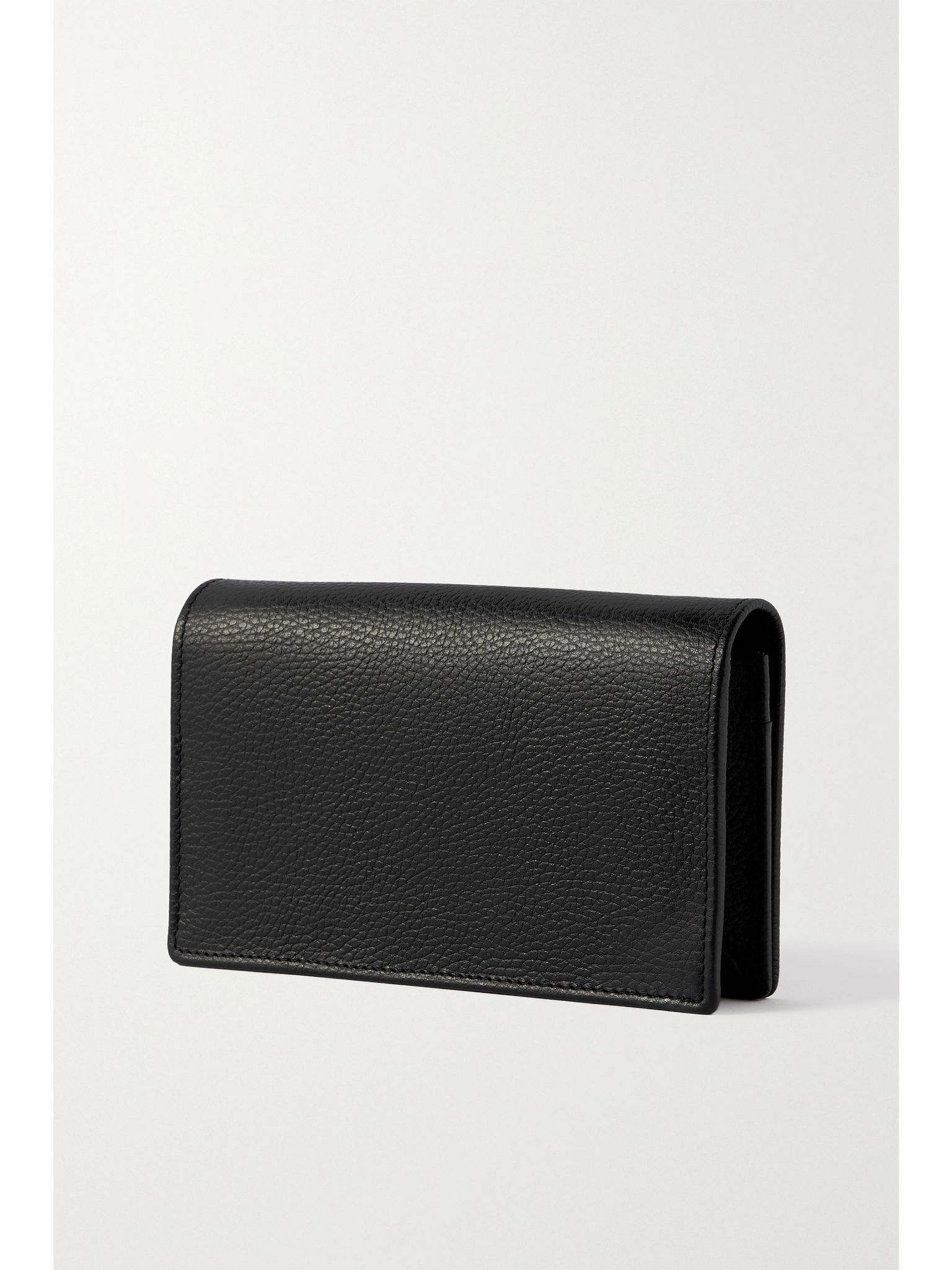 Petite Marmont textured-leather wallet Black - 3