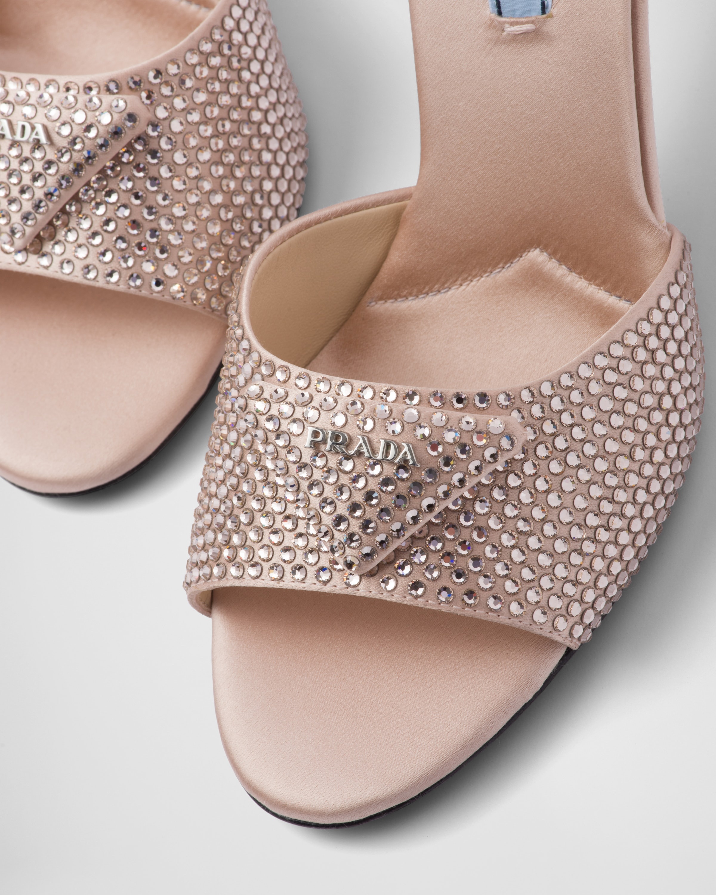 Satin slides with crystals - 6