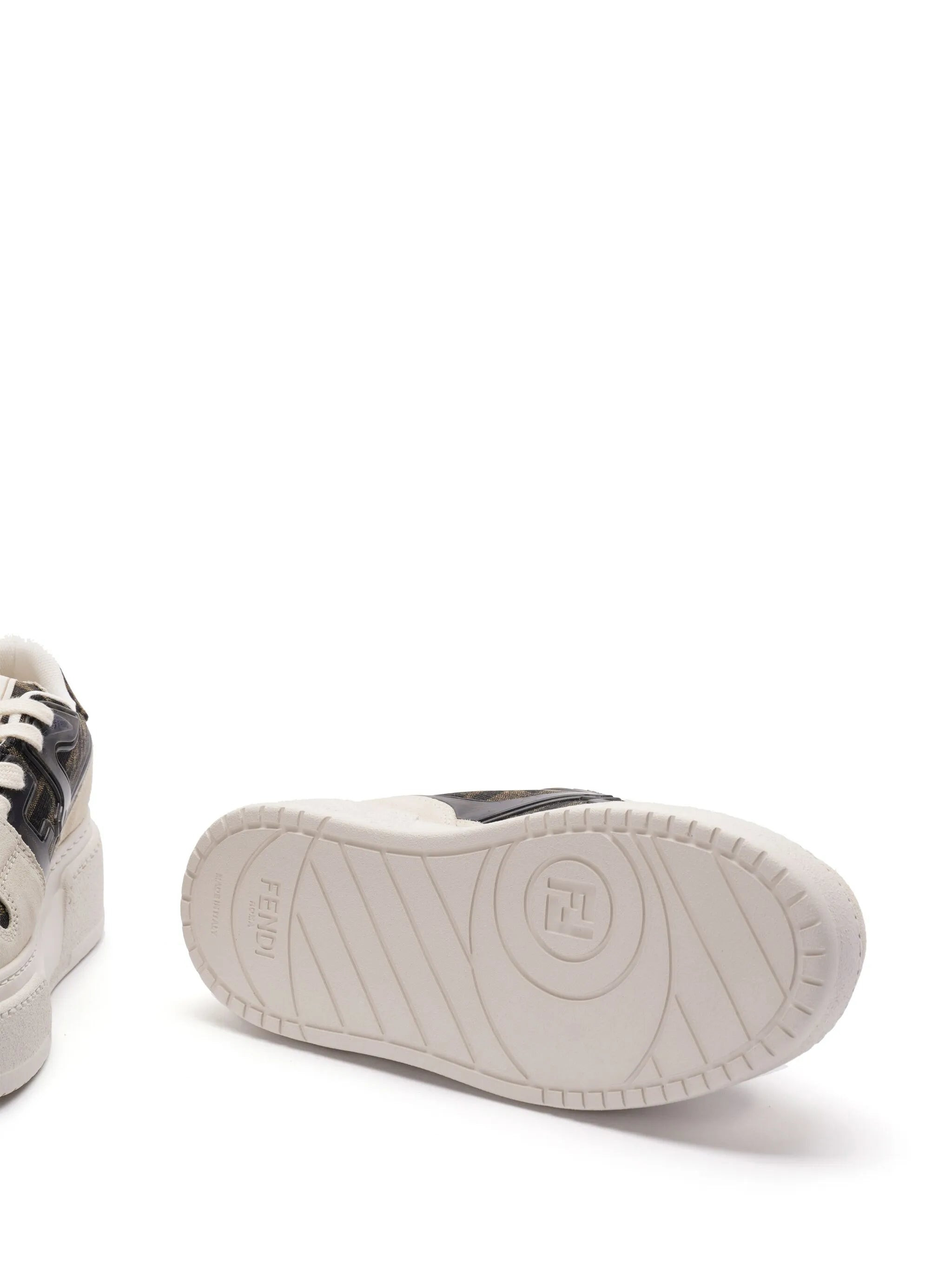 Fendi Zuca-motif Panelled Sneakers - 5