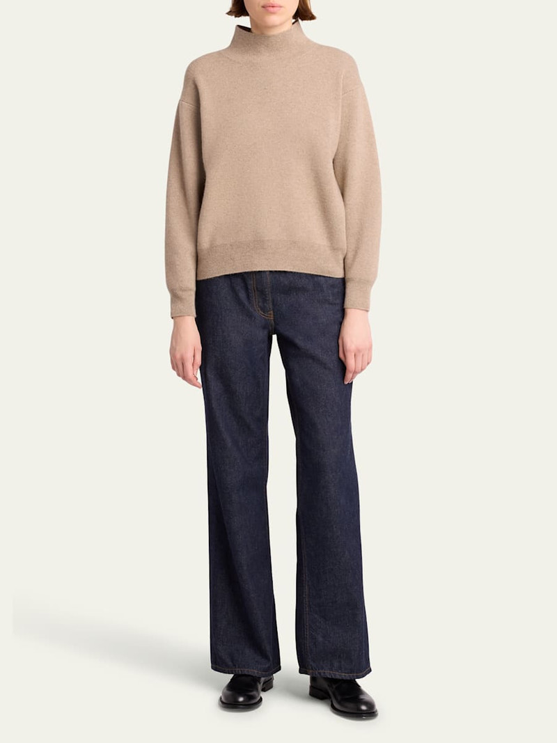 The Row Nic Leather Derby Loafers outlook