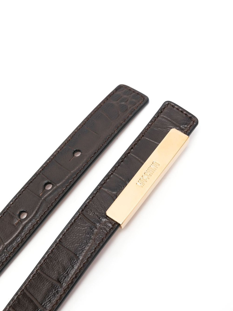 Moschino leather belt outlook