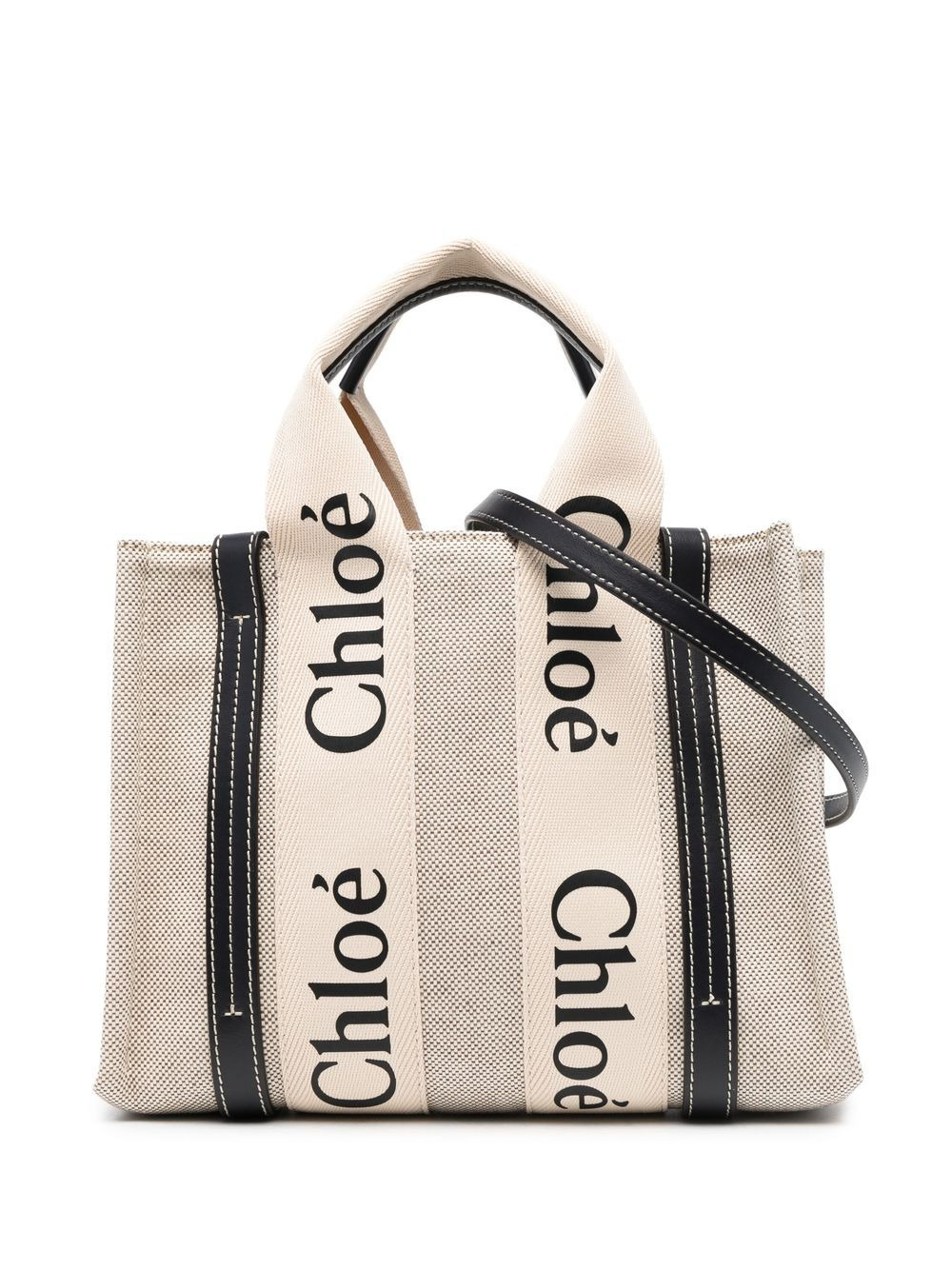Woody logo-print tote bag - 1