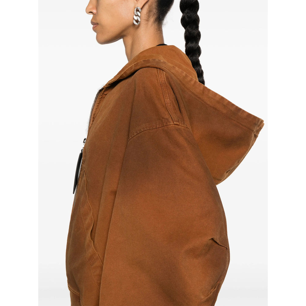 The Attico Brown Jackets - Oversized Jackets Women - 4