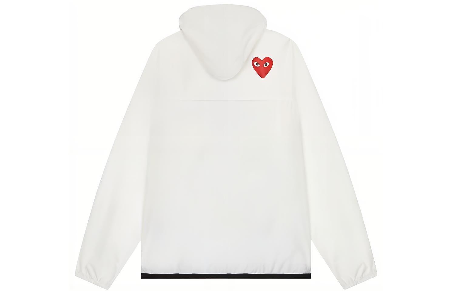 COMME des GARCONS PLAY x K-WAY Jacket Full Zip 'White' P1J501-WHITE - 2