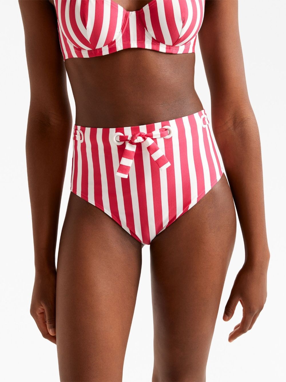 Encanta striped bikini bttoms - 5