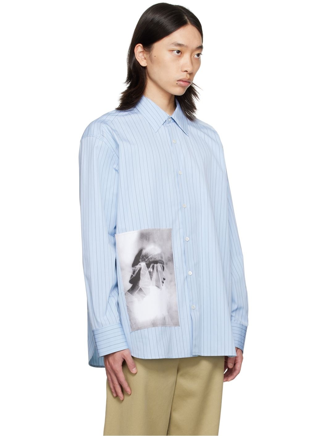 Blue Archives Print Shirt - 2