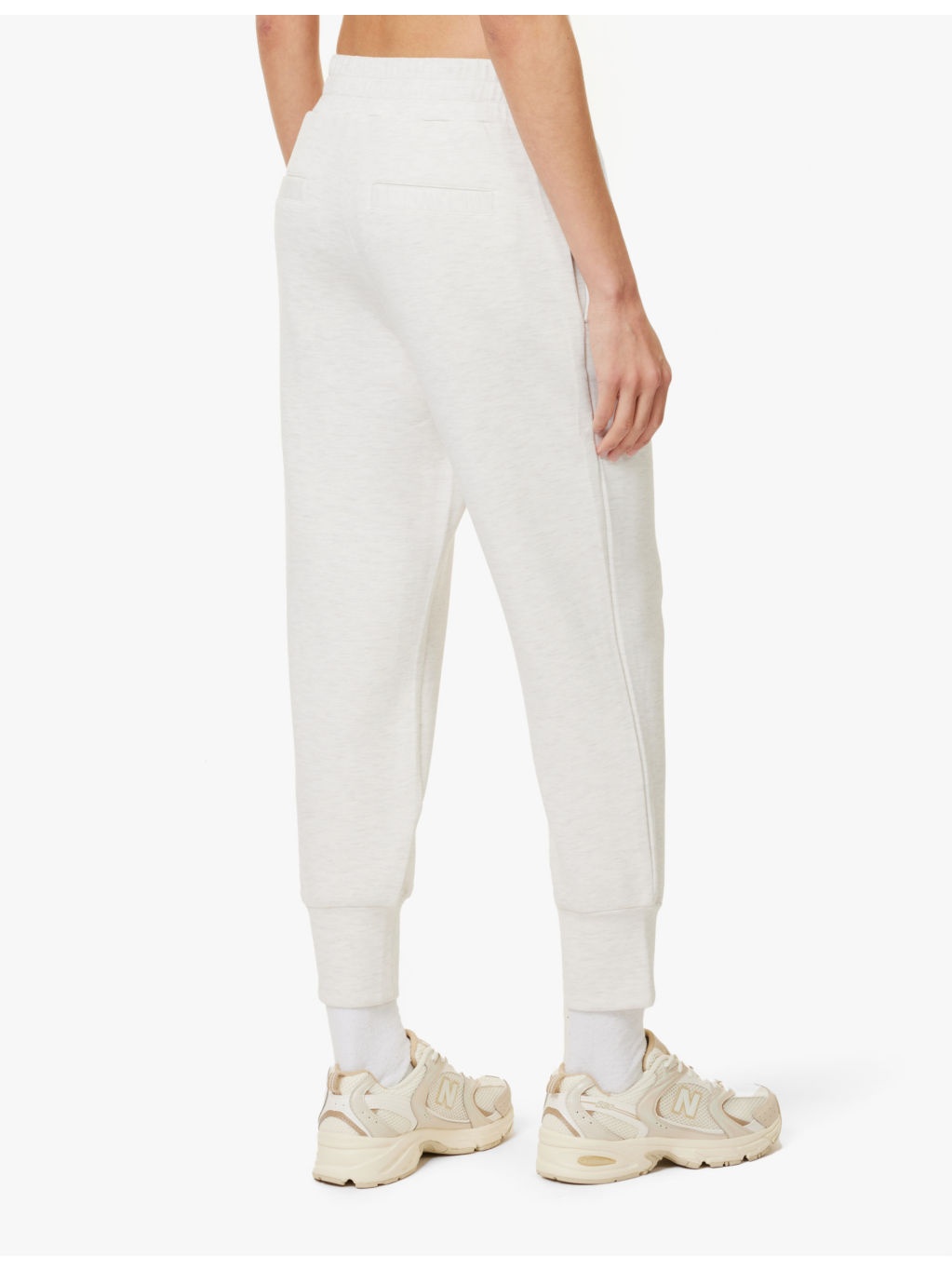 The Slim Cuff 25 relaxed-fit mid-rise stretch-jersey jogging bottoms - 4