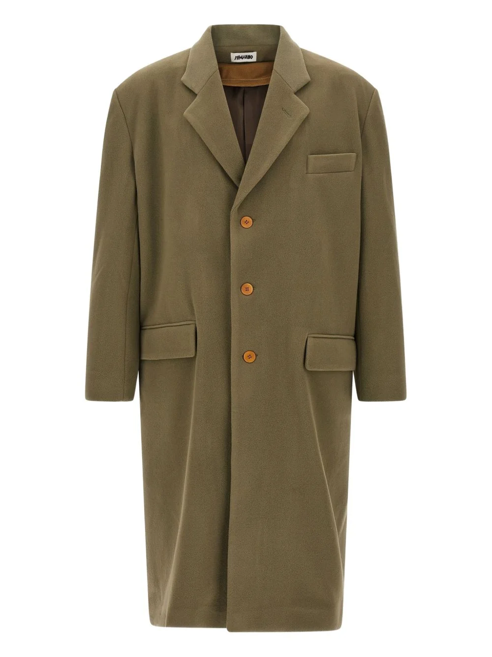 Polleggio reversible single-breasted coat - 1