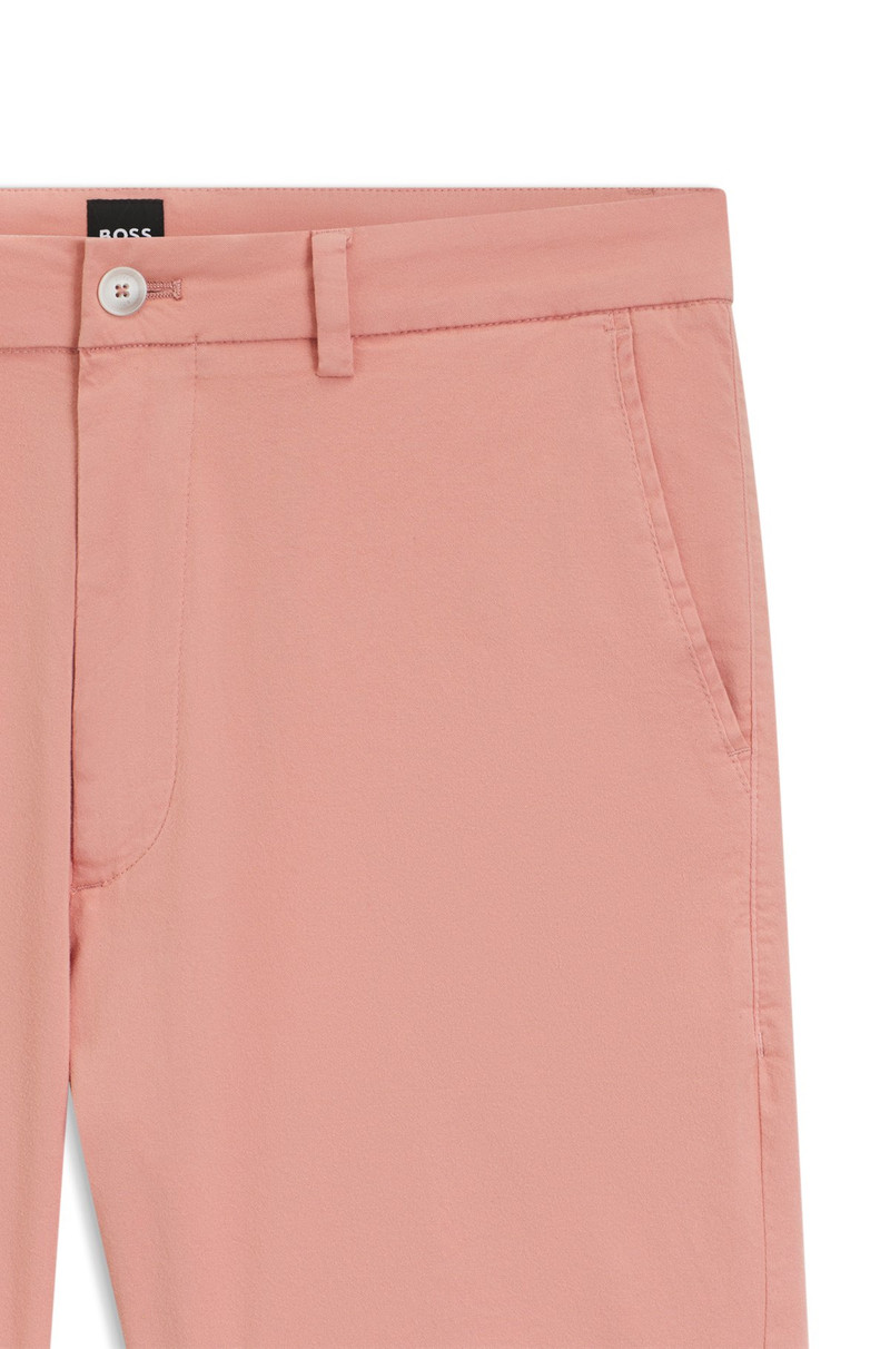 BOSS MODERN-FIT SHORTS IN STRETCH-COTTON TWILL outlook
