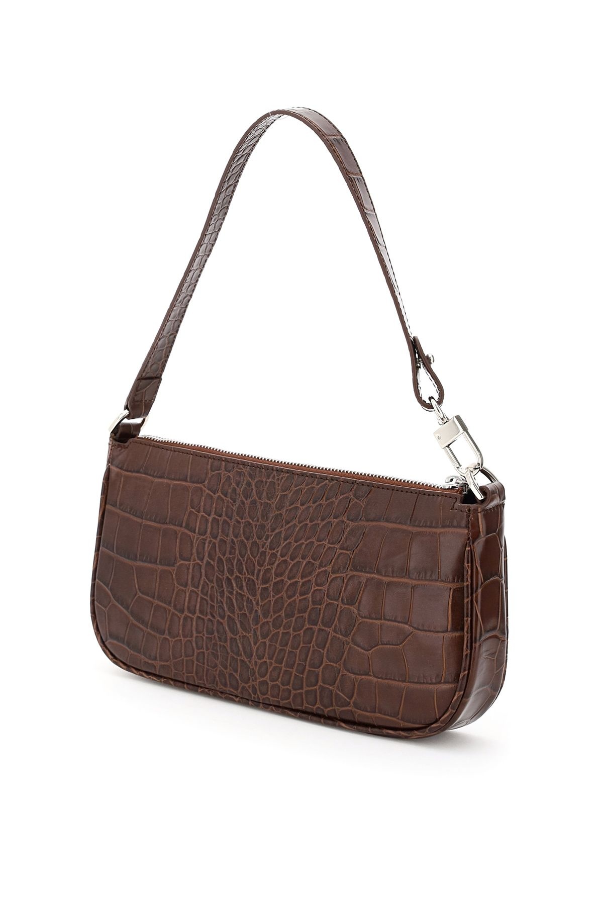 CROCO EMBOSSED LEATHER RACHEL BAG - 2