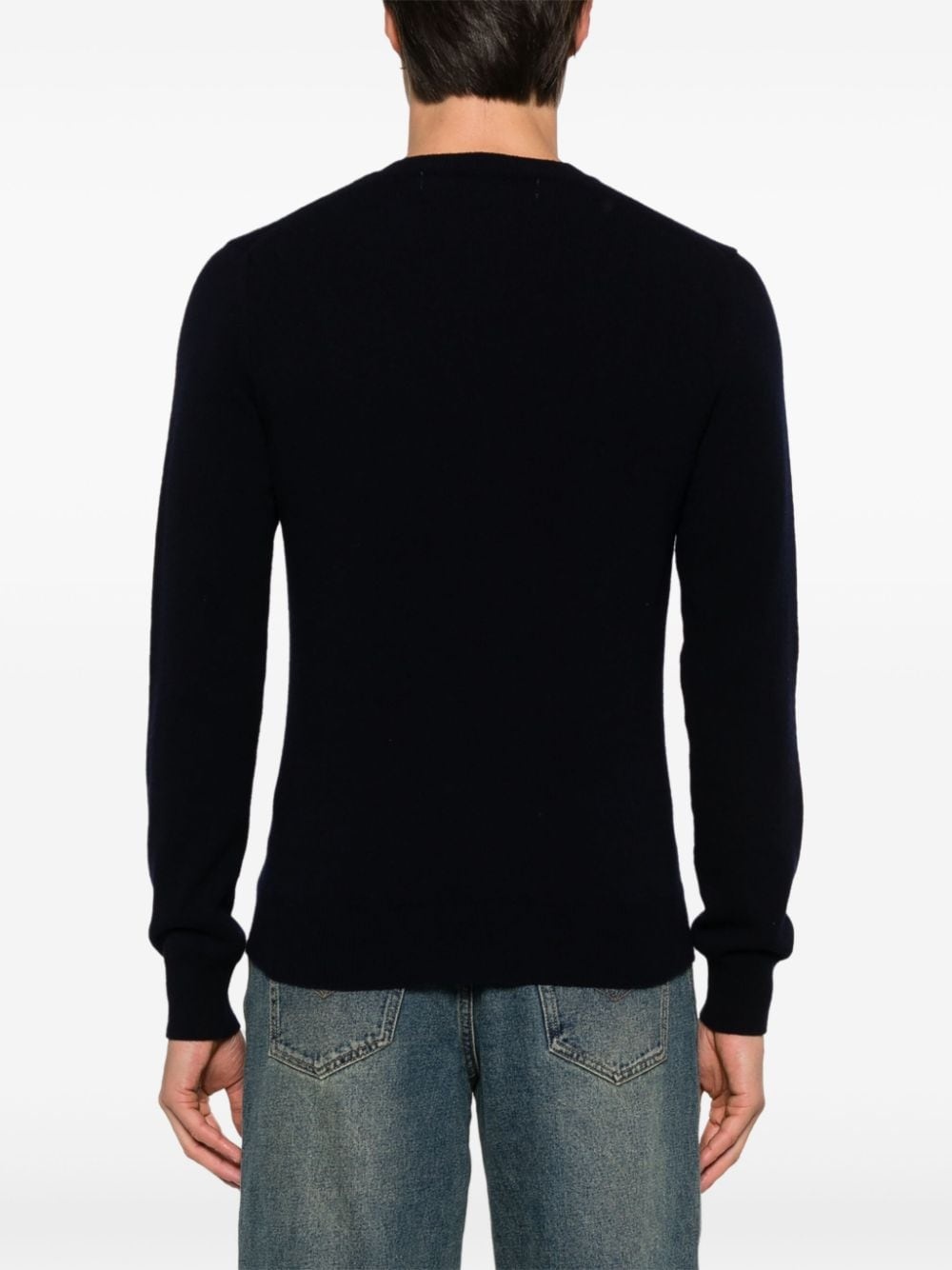heart-embroidered sweater - 4