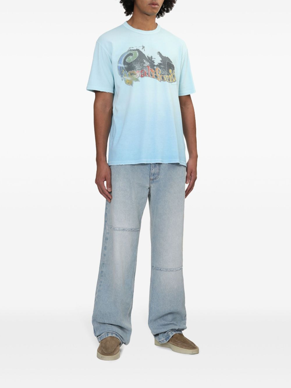 slogan-print T-shirt - 2