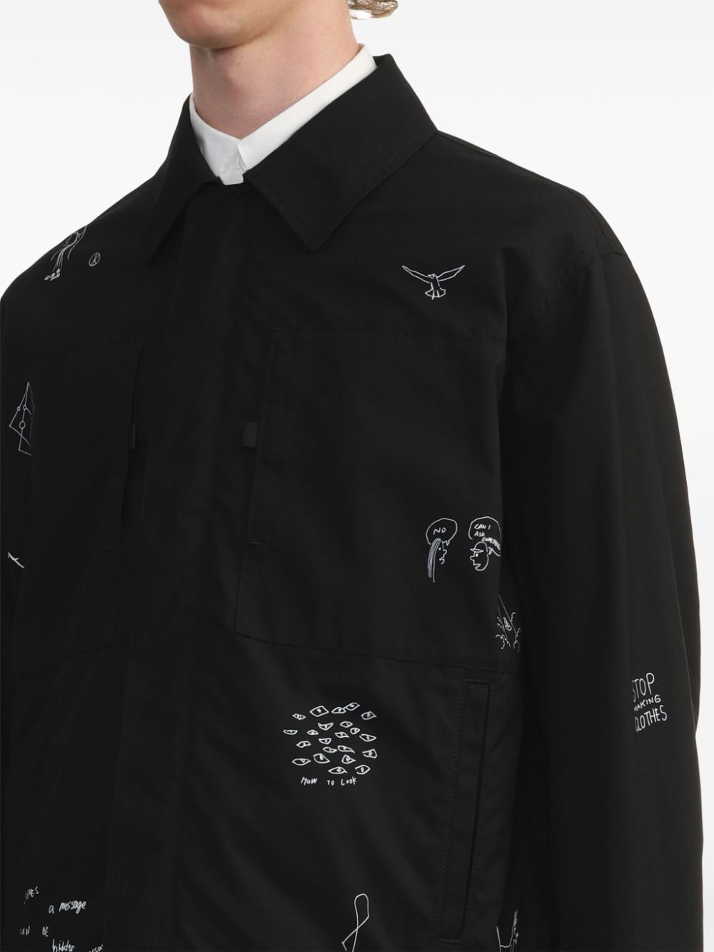 cotton shirt jacket - 5