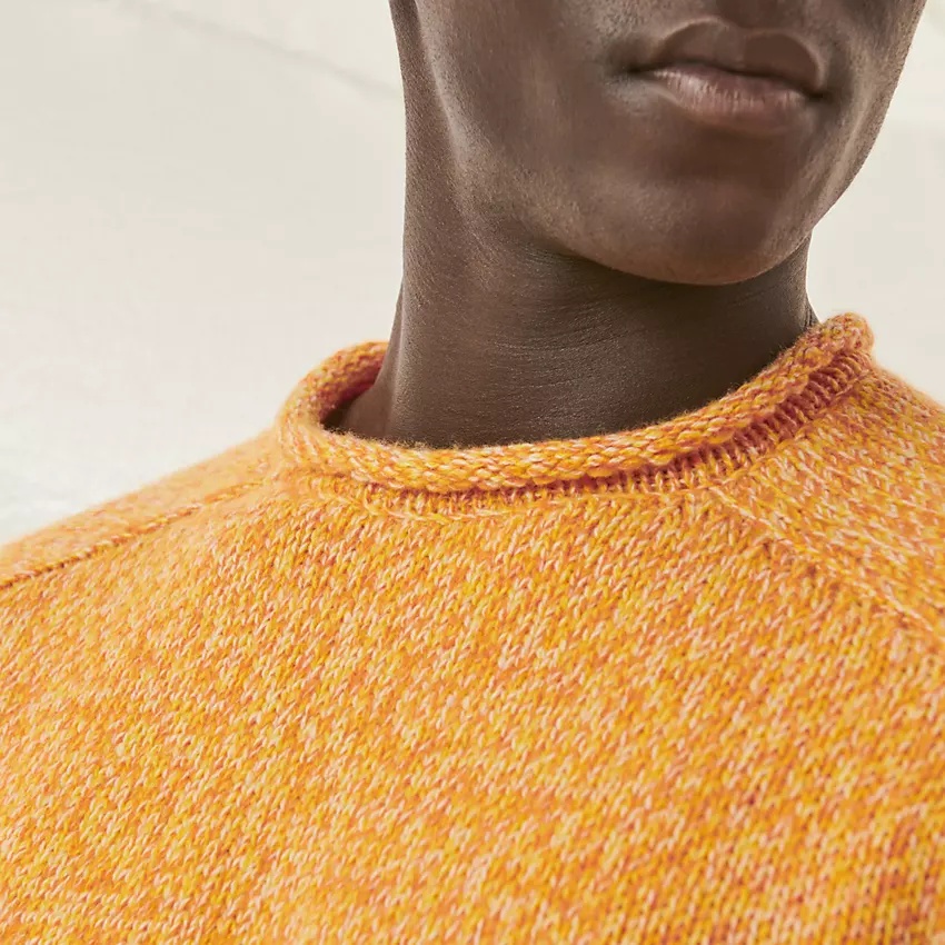"Mouline ombre" crewneck sweater - 3
