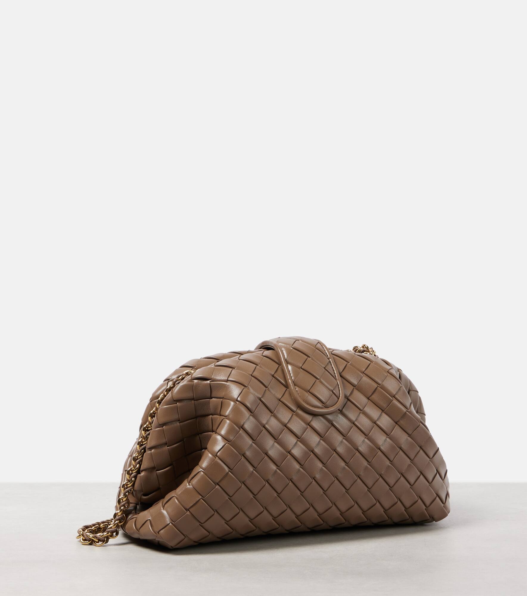 Bottega Veneta Lauren 1980 Medium leather clutch | mytheresa