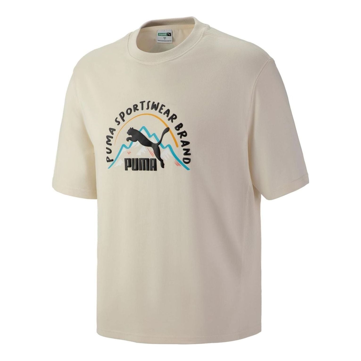 PUMA Camping Sportswear Mountain Tee 'White' 537390-65 - 1