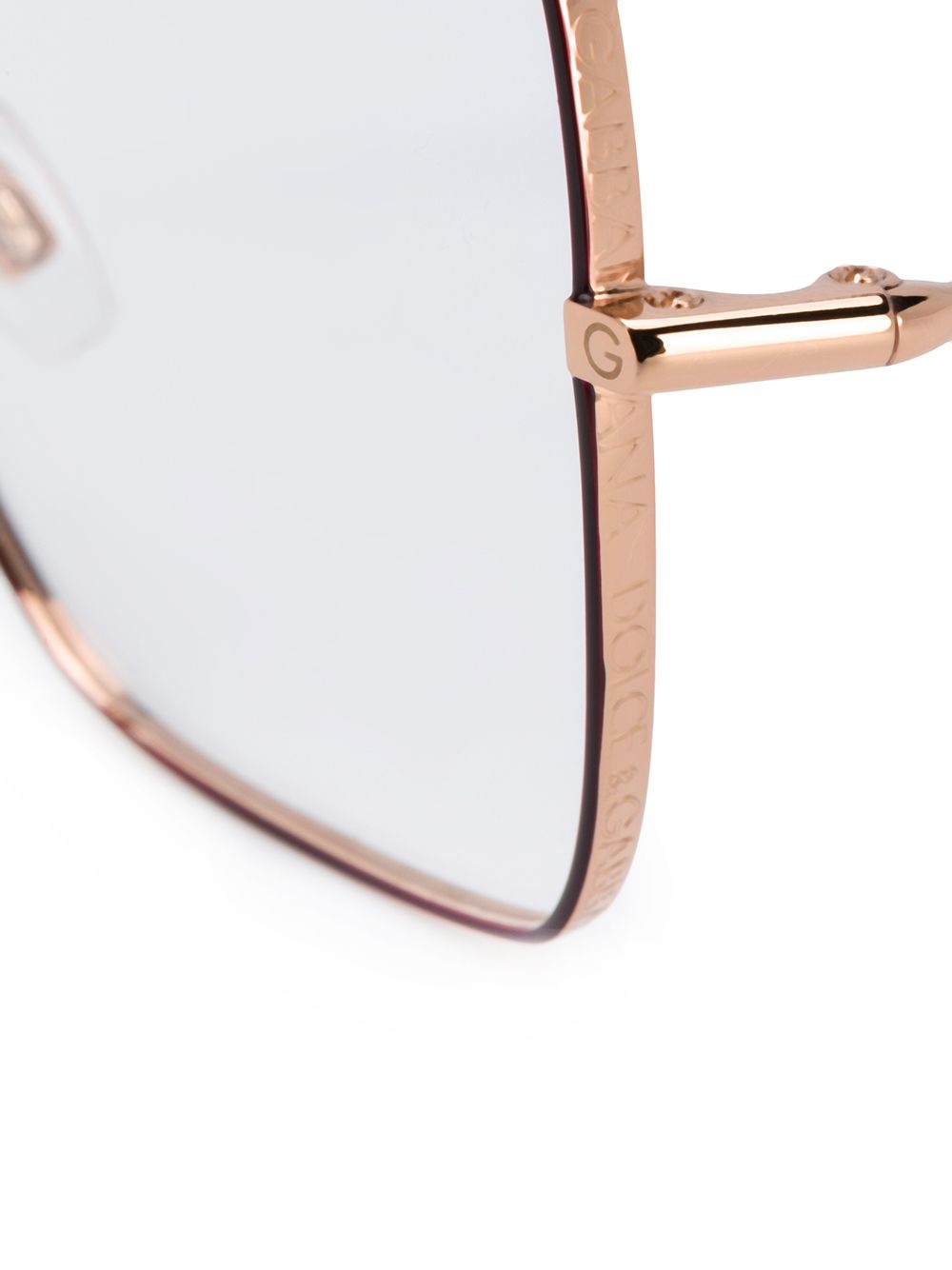 square frame glasses - 3