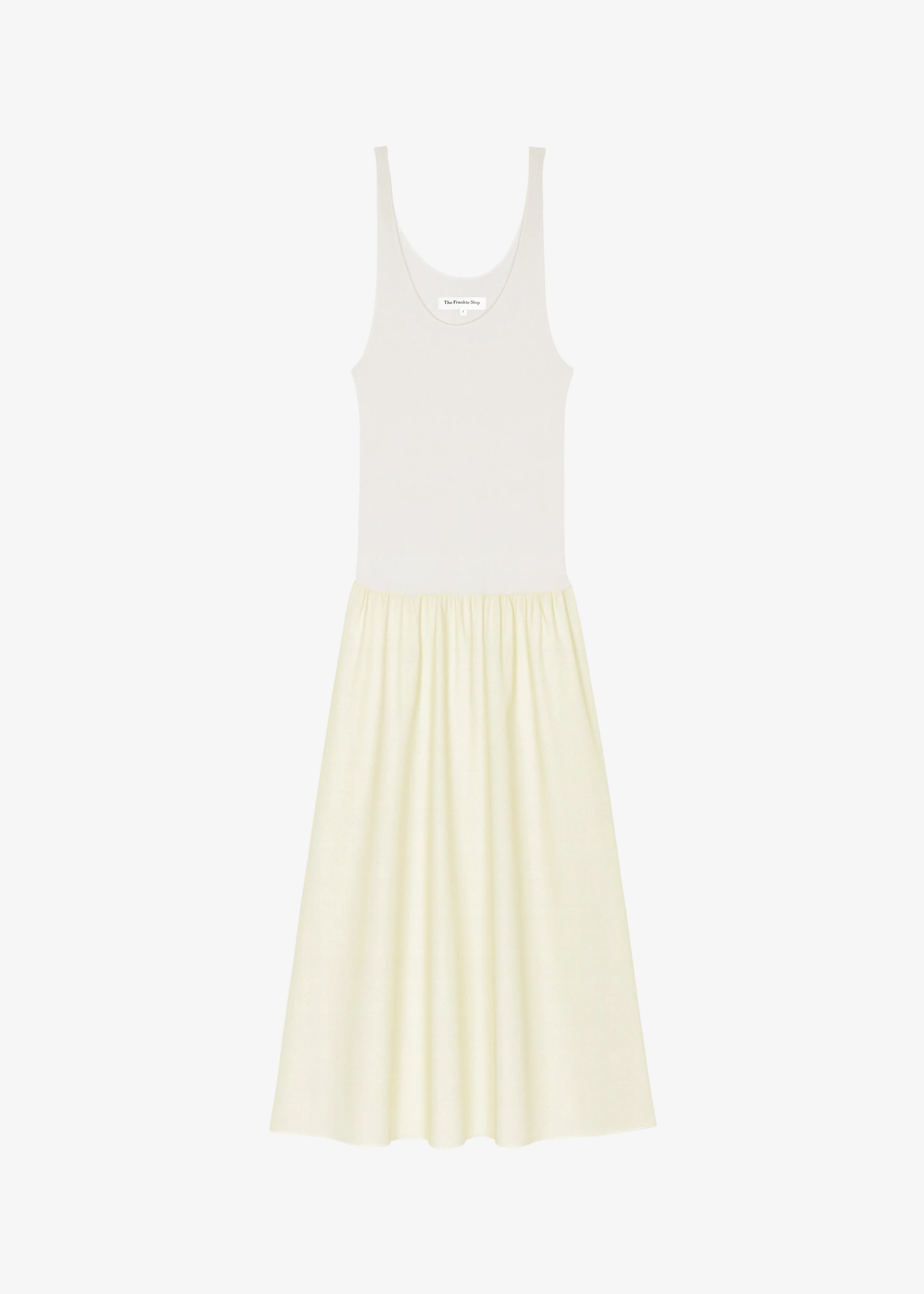 Iliya Drop Waist Maxi Dress - Cream - 1