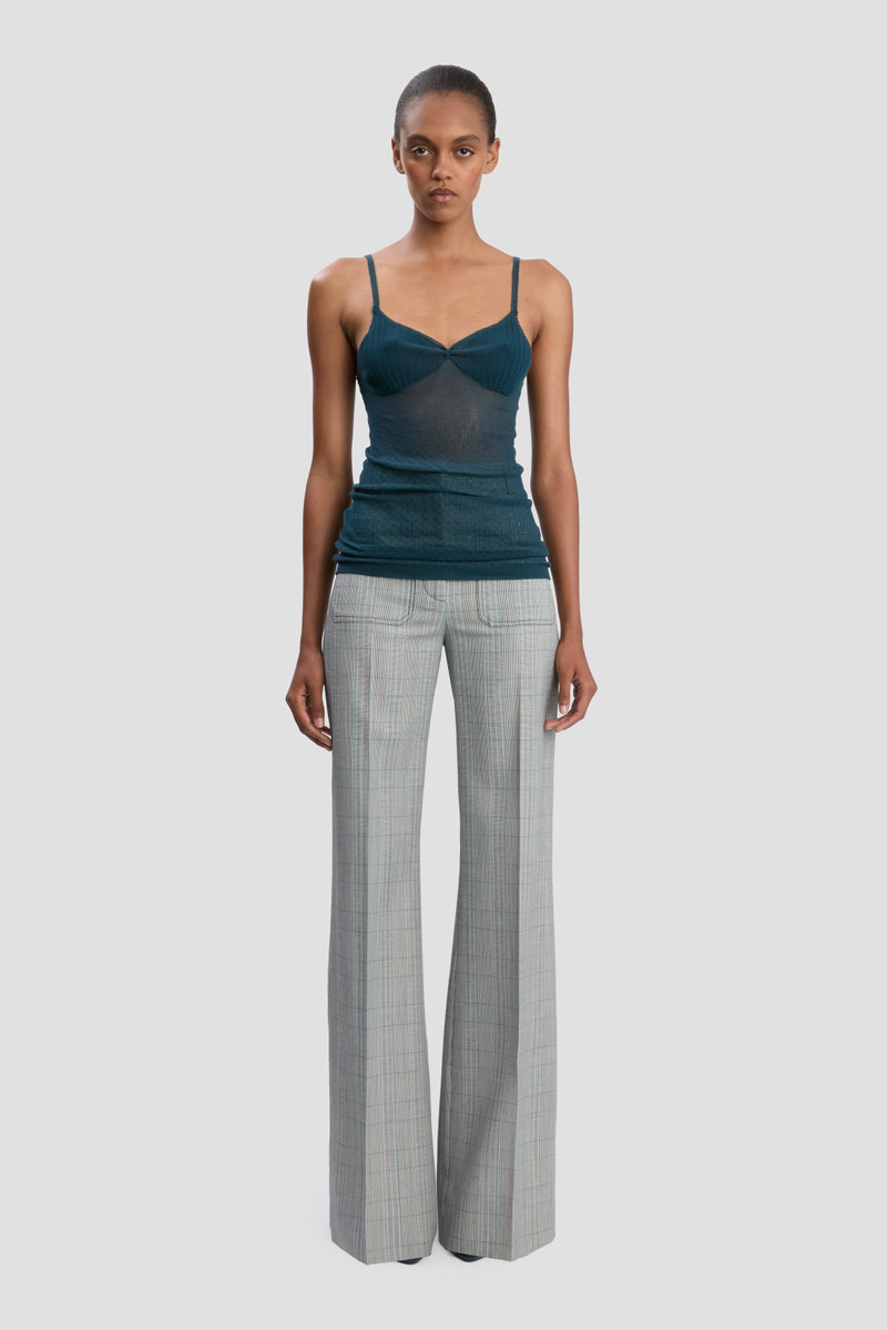 Victoria Beckham Cami Top In Teal outlook