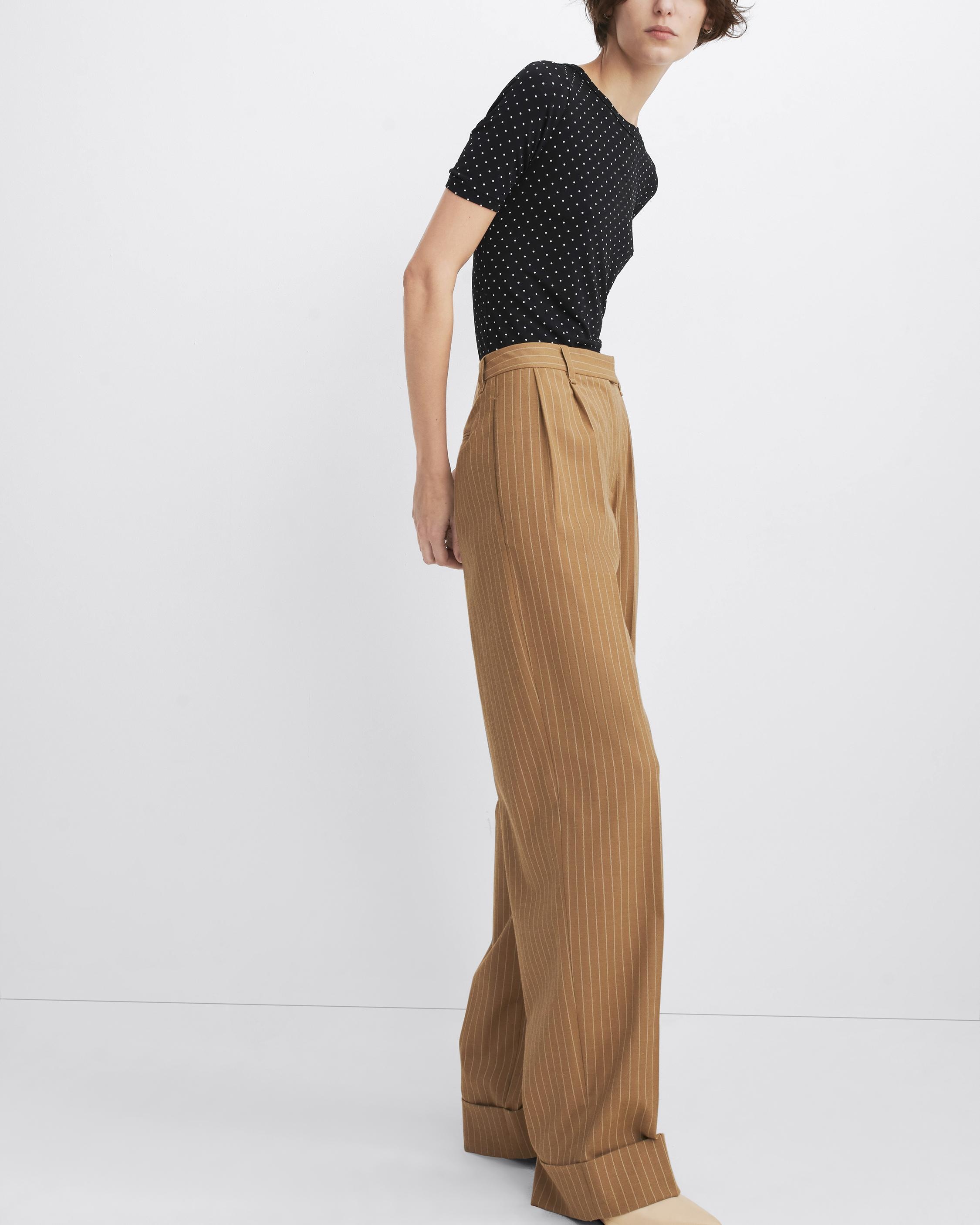 Marianne Italian Striped Wool Pant
Relaxed Fit - 2